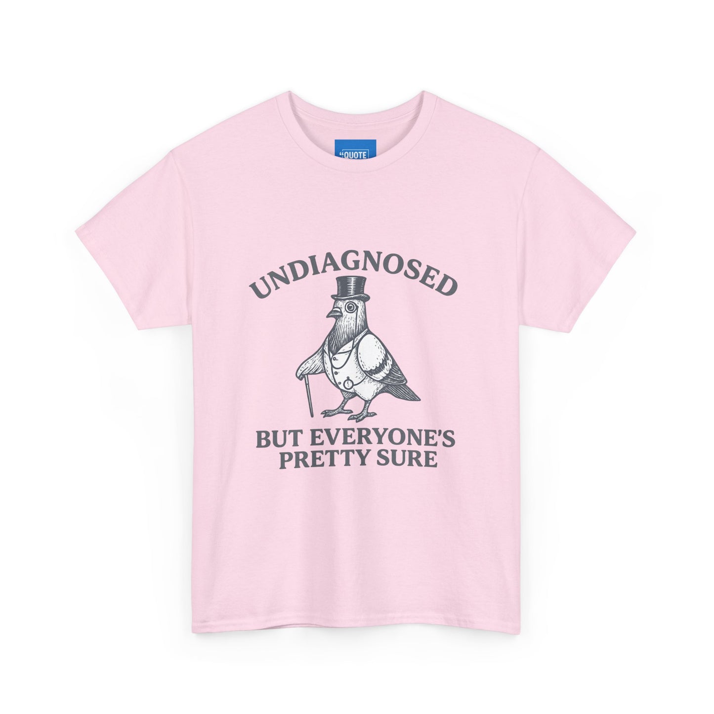 Funny Undiagnosed Unisex Tee, Autism Awareness Gift, Hilarious Adult Shirt, Novelty Sarcastic Top, Humorous Tee for Men and Women