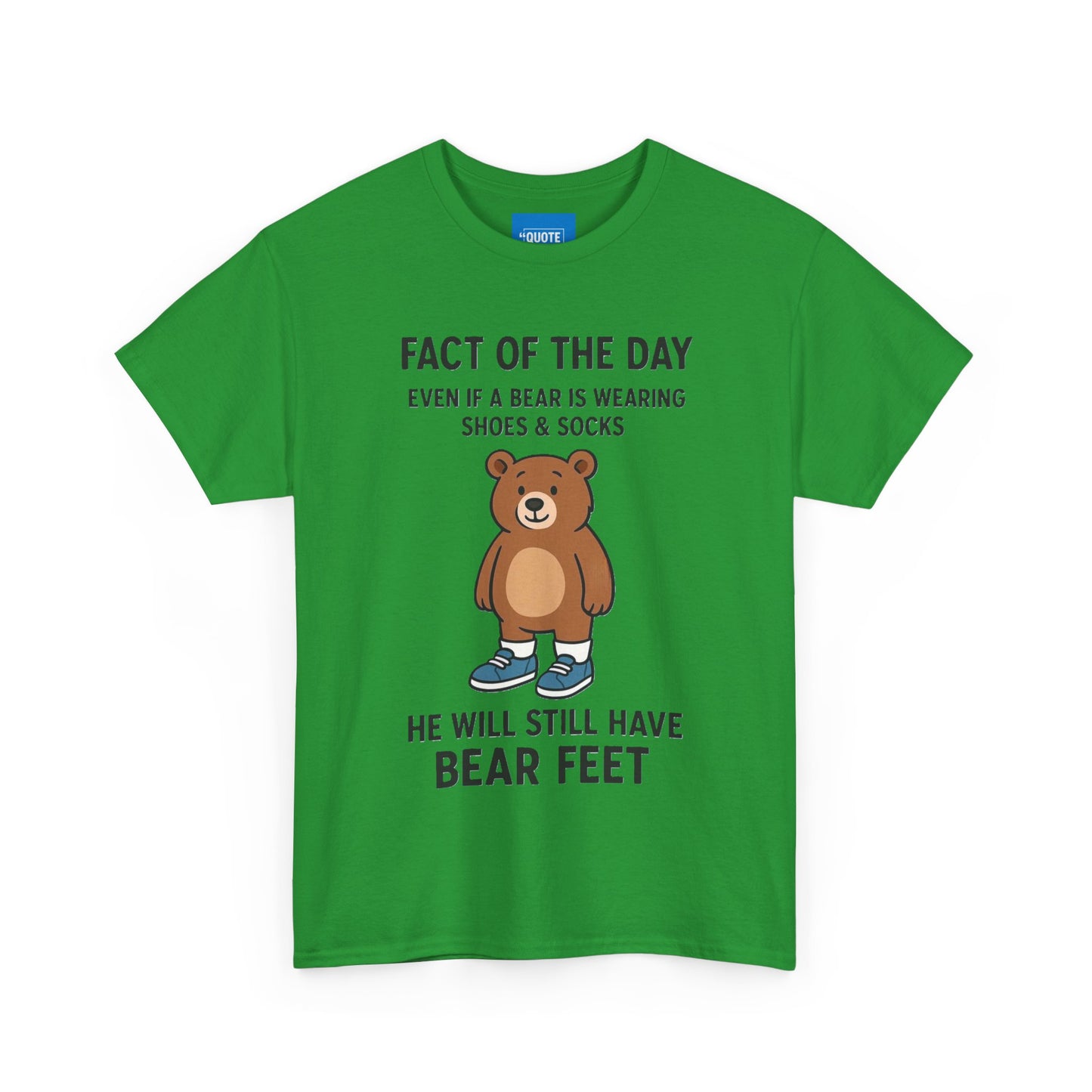 Funny Bear T-shirt, Cute Animal Graphic Tee, Humorous Bear Shirt, Comical Bear Top, Joke Bear Unisex T-shirt