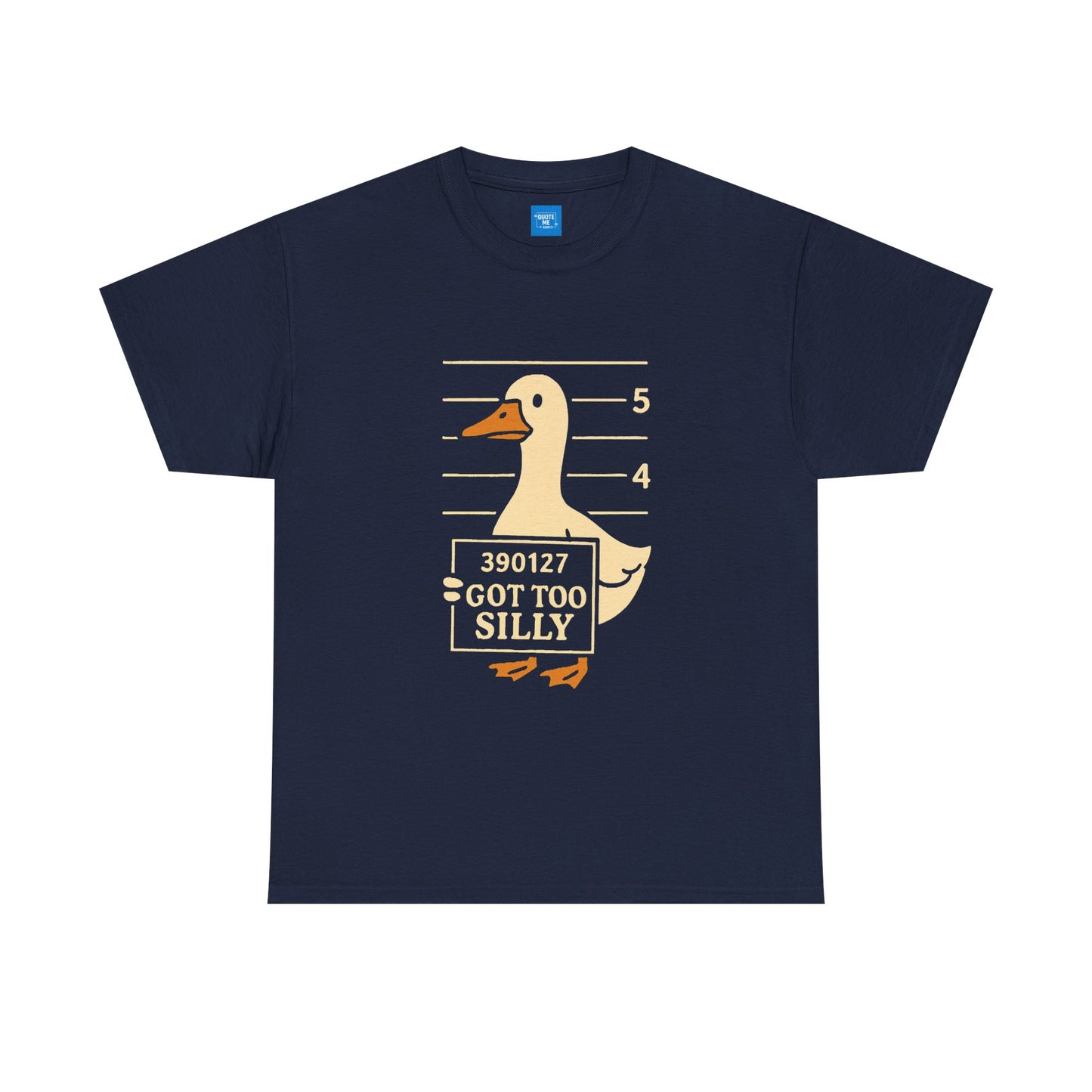 Funny Goose T-Shirt, Silly Animal Tee, Unisex Cotton Top, Humorous Bird Shirt, Gift for Comedy Lovers, Hilarious Graphic Tee