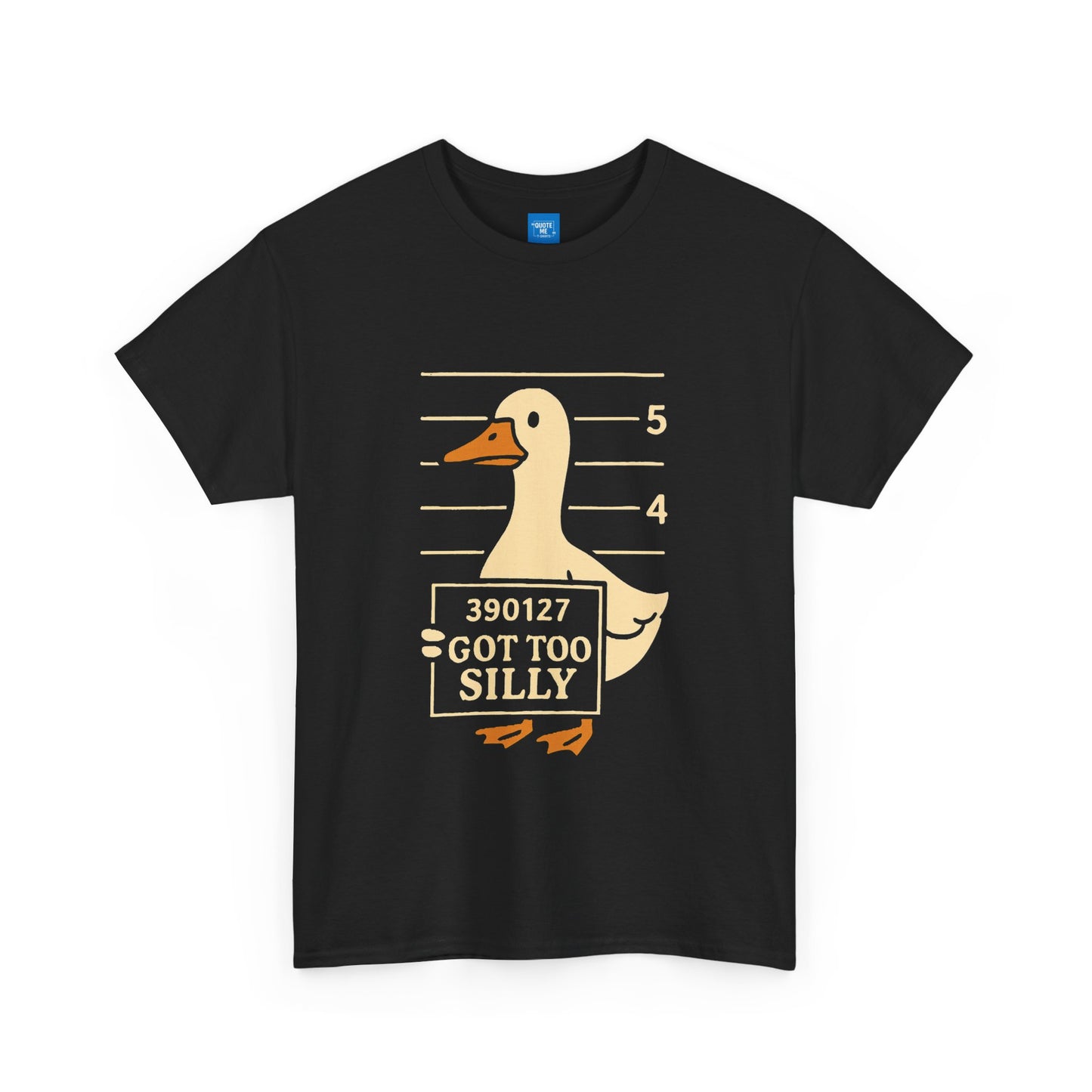 Funny Goose T-Shirt, Silly Animal Tee, Unisex Cotton Top, Humorous Bird Shirt, Gift for Comedy Lovers, Hilarious Graphic Tee