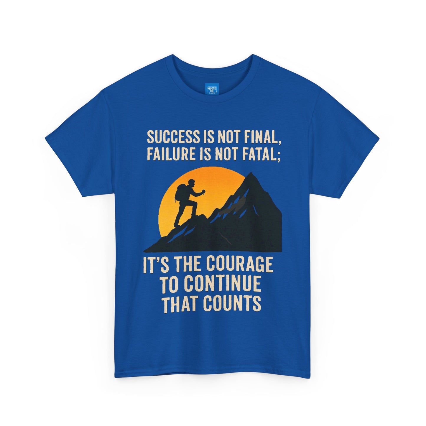 Success is not final T-shirt, Unisex Heavy Cotton Tee, Inspirational Graphic Tee, Quote Shirt