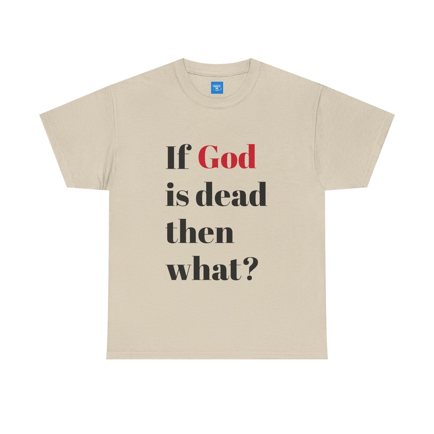 Philosophical Unisex Tee, Atheist Graphic Shirt, Existentialist Top, Religious Quote Tshirt, Atheism Gift, Atheist Apparel