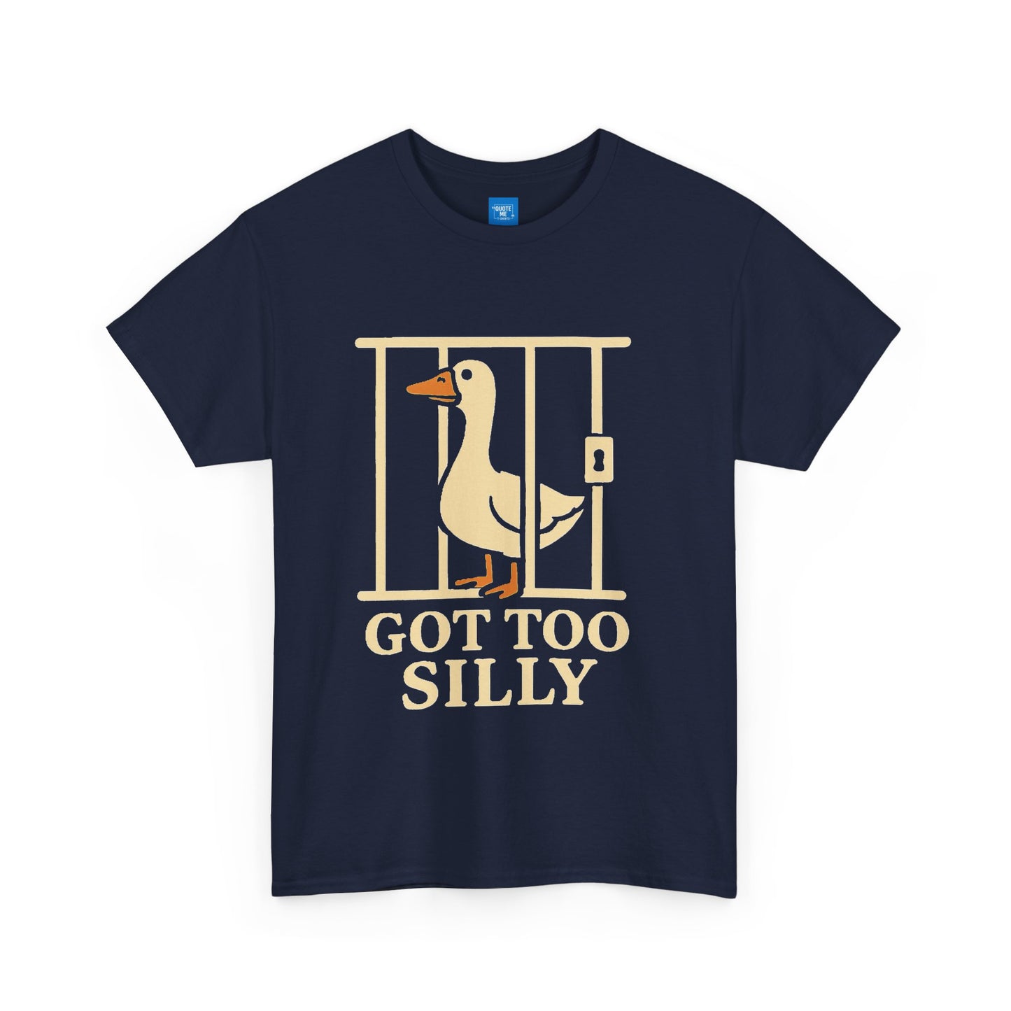 Silly Goose T-Shirt, Funny Animal Tee, Unisex Cotton Shirt, Hilarious Bird Top, Comical Graphic Tee