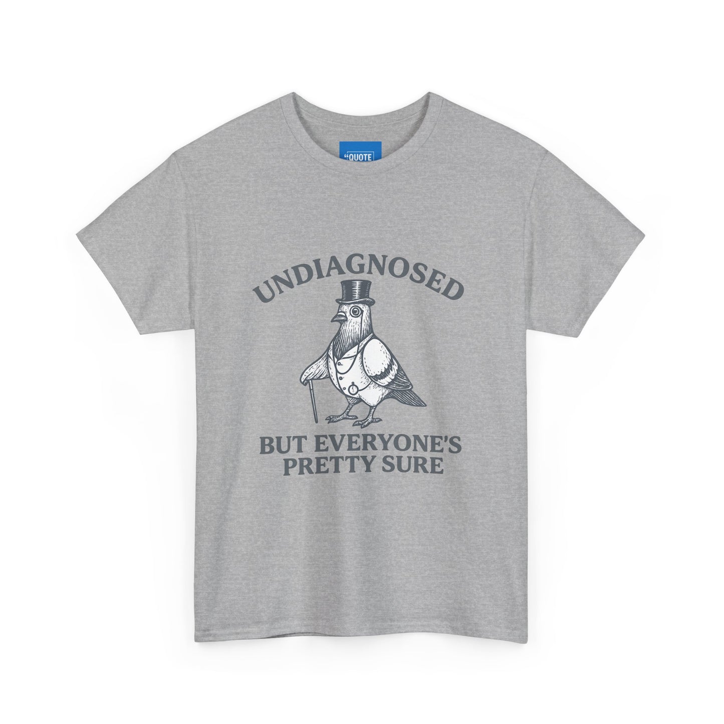 Funny Undiagnosed Unisex Tee, Autism Awareness Gift, Hilarious Adult Shirt, Novelty Sarcastic Top, Humorous Tee for Men and Women