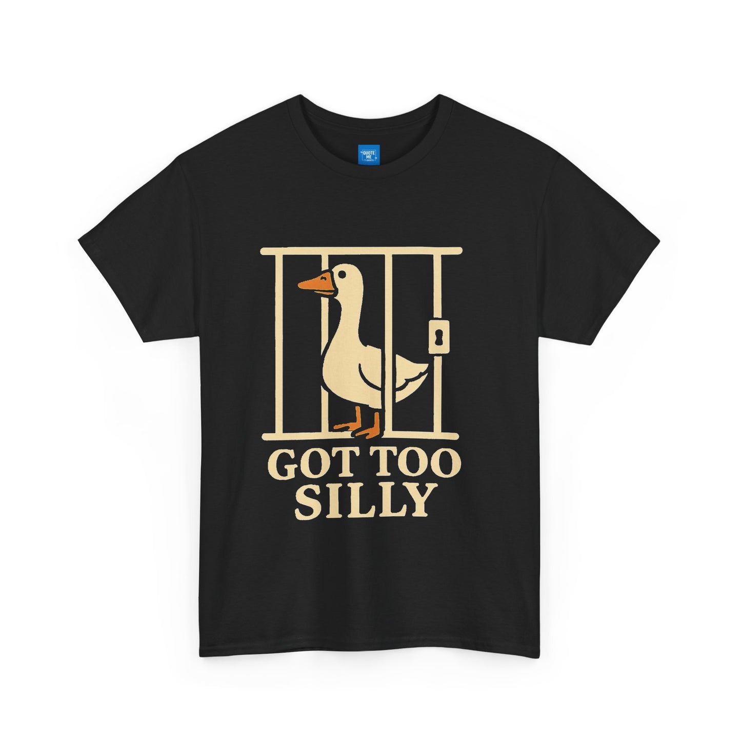 Silly Goose T-Shirt, Funny Animal Tee, Unisex Cotton Shirt, Hilarious Bird Top, Comical Graphic Tee