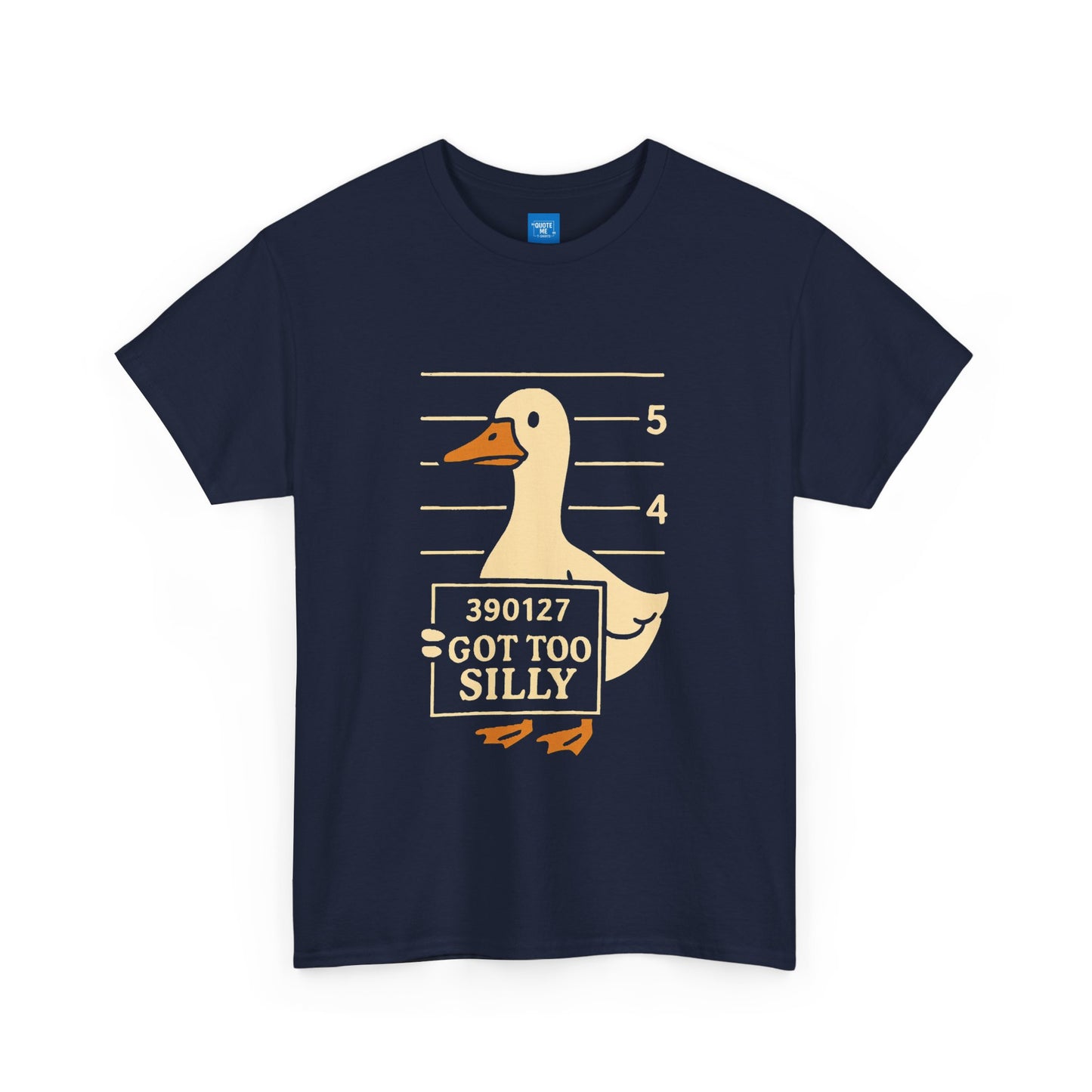 Funny Goose T-Shirt, Silly Animal Tee, Unisex Cotton Top, Humorous Bird Shirt, Gift for Comedy Lovers, Hilarious Graphic Tee