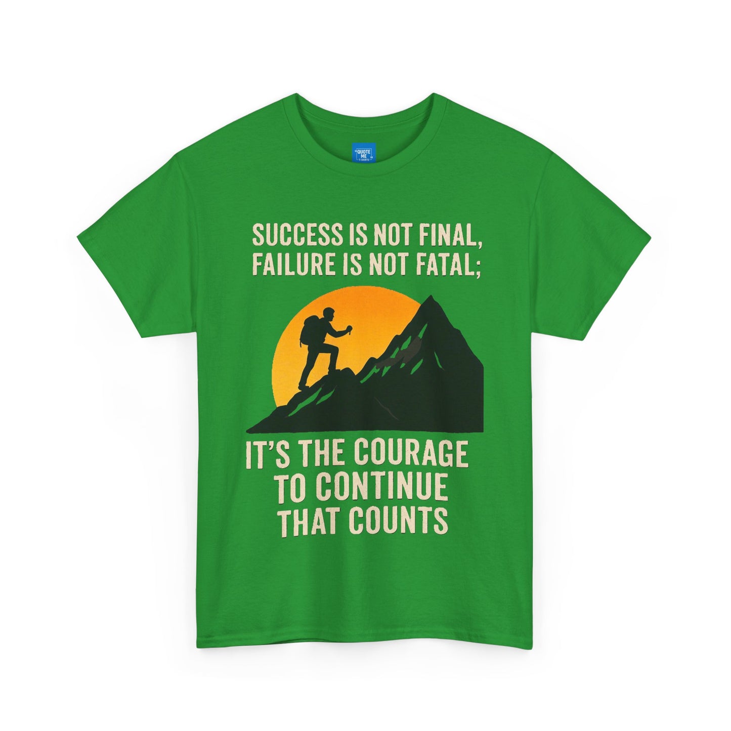 Success is not final T-shirt, Unisex Heavy Cotton Tee, Inspirational Graphic Tee, Quote Shirt