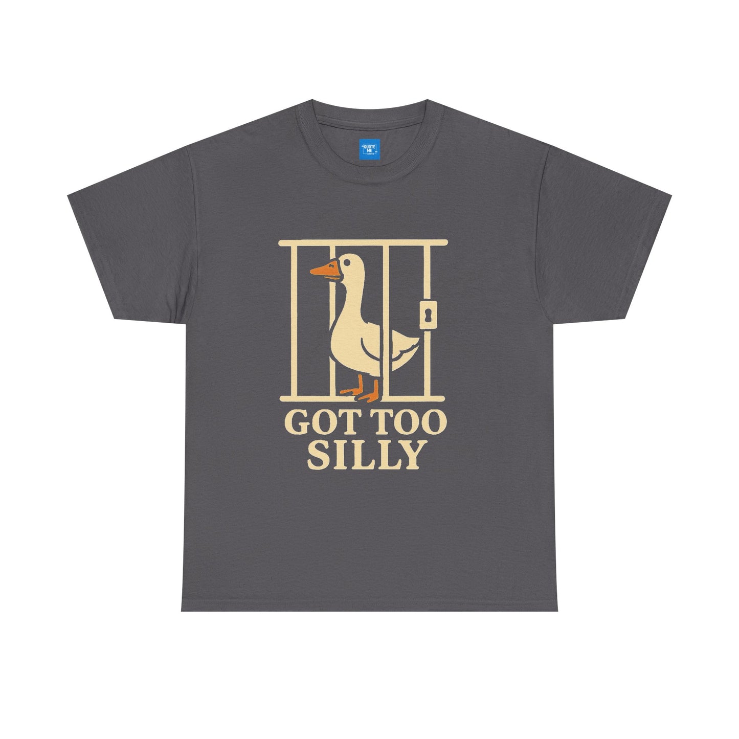 Silly Goose T-Shirt, Funny Animal Tee, Unisex Cotton Shirt, Hilarious Bird Top, Comical Graphic Tee