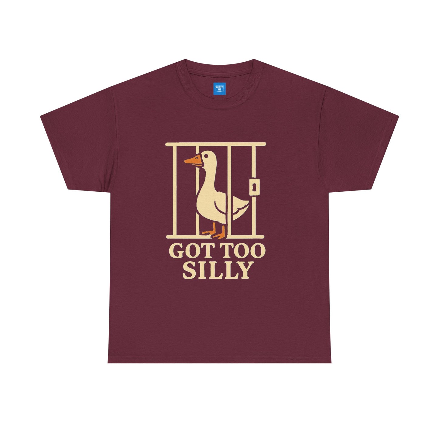 Silly Goose T-Shirt, Funny Animal Tee, Unisex Cotton Shirt, Hilarious Bird Top, Comical Graphic Tee