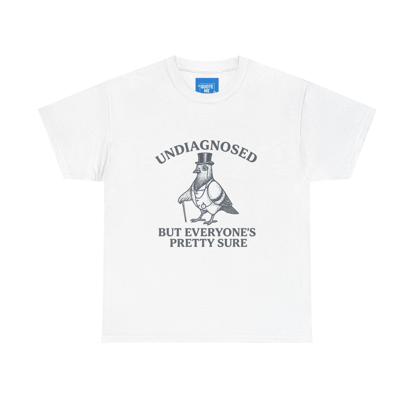 Funny Undiagnosed Unisex Tee, Autism Awareness Gift, Hilarious Adult Shirt, Novelty Sarcastic Top, Humorous Tee for Men and Women