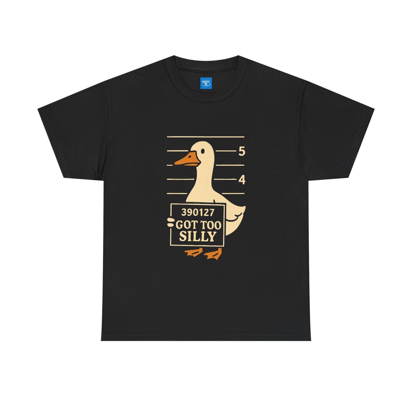 Funny Goose T-Shirt, Silly Animal Tee, Unisex Cotton Top, Humorous Bird Shirt, Gift for Comedy Lovers, Hilarious Graphic Tee