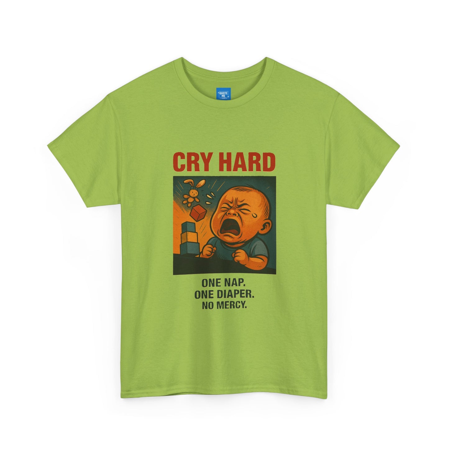 Cry Hard Funny T-Shirt, Parody Die Motherhood, Unisex Tee, Humorous Graphic Shirt, Gift for Moms
