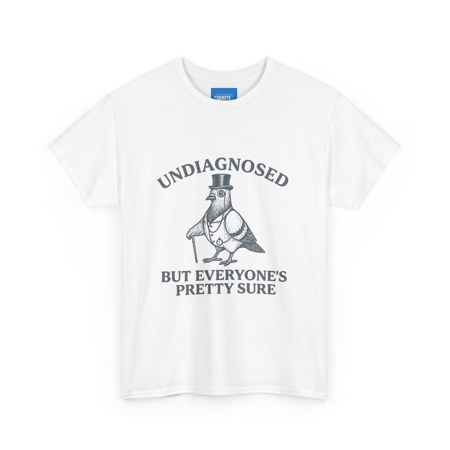 Funny Undiagnosed Unisex Tee, Autism Awareness Gift, Hilarious Adult Shirt, Novelty Sarcastic Top, Humorous Tee for Men and Women