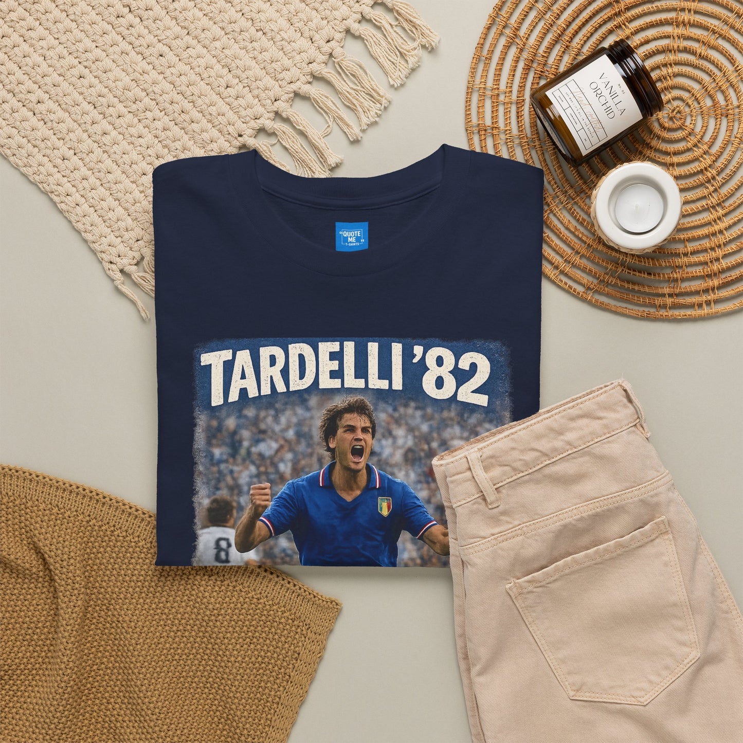 Spain 1982 World Cup Marco Tardelli Goal Celebration T-Shirt
