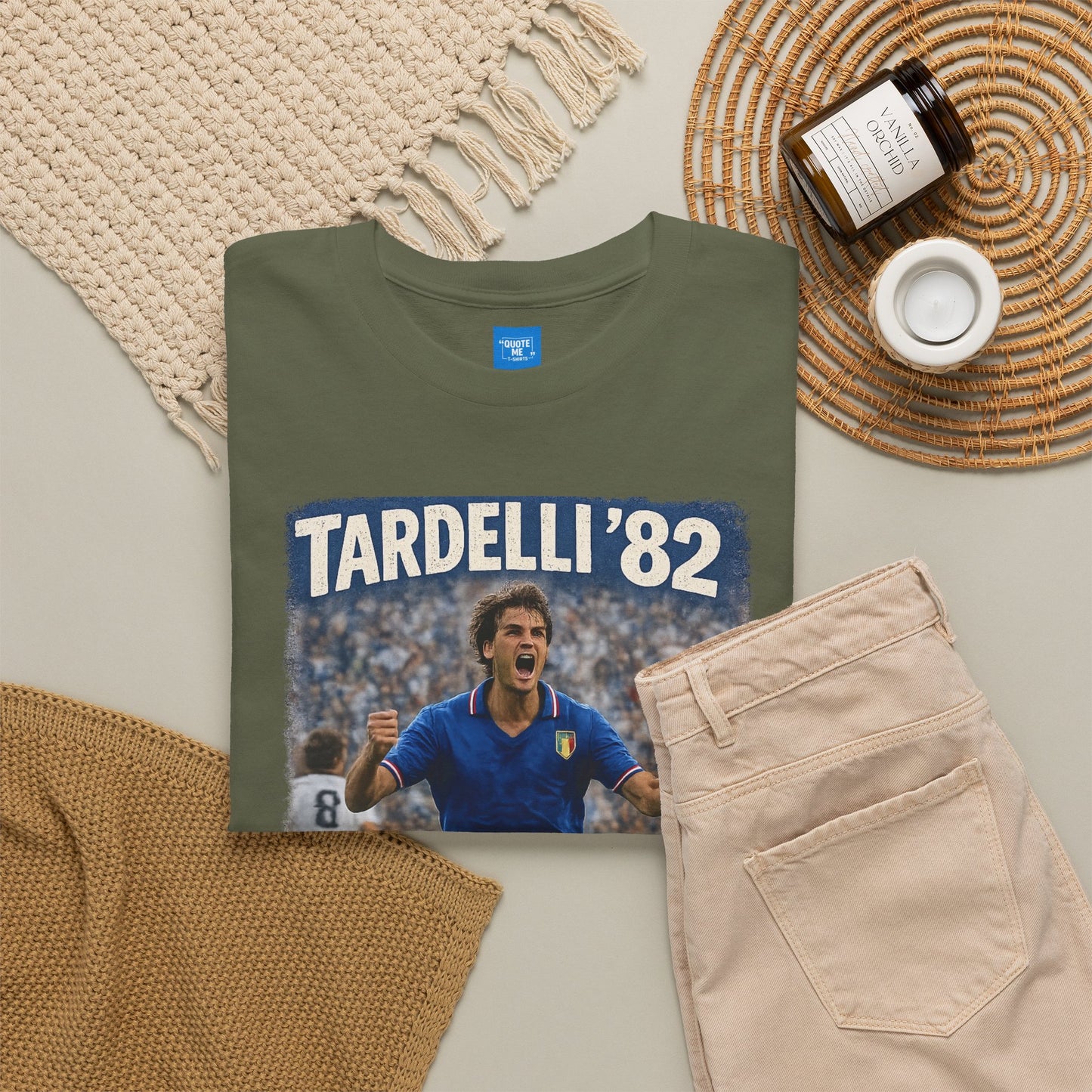 Spain 1982 World Cup Marco Tardelli Goal Celebration T-Shirt