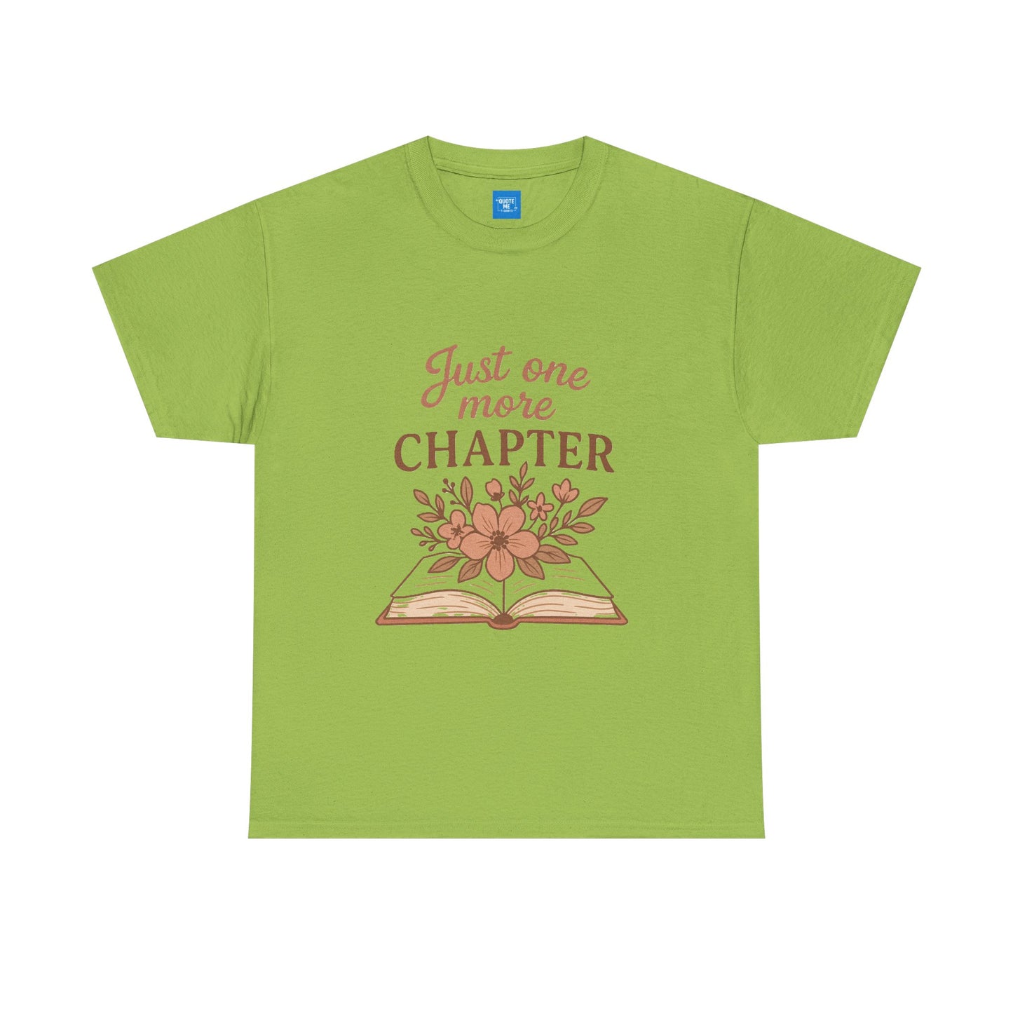 Just one more chapter, Book Lover Unisex Heavy Cotton Tee, Reading Tee, Bookworm Shirt, Literary Gift, Novel Reader Top