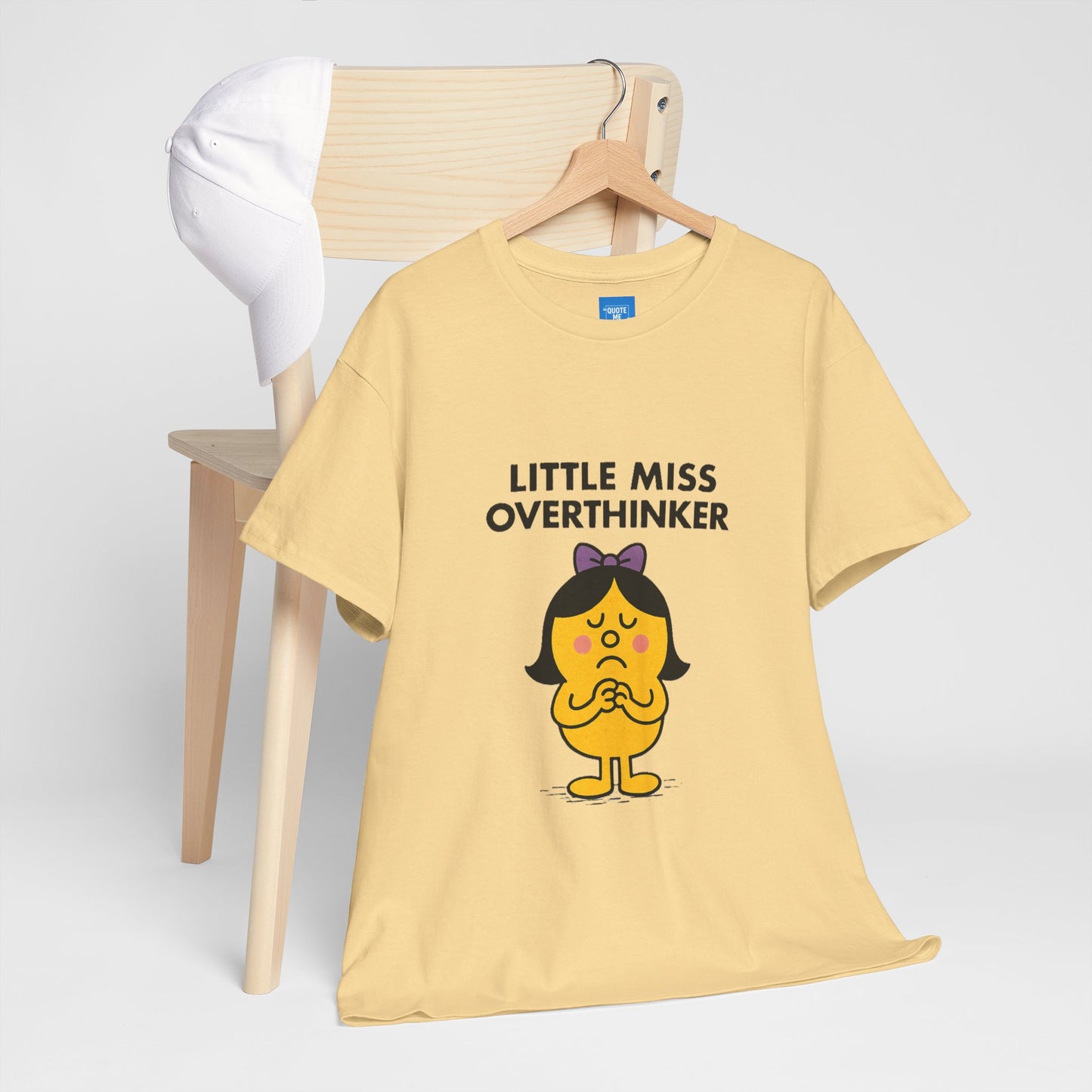 Little Miss Overthinker T-Shirt, Funny Graphic Tee, Sarcastic Women's Top, Gift for Overthinkers, Unisex Cotton Shirt