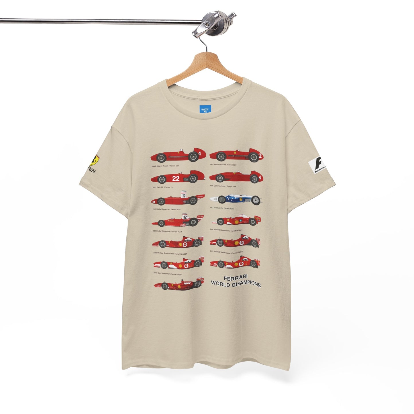 Unofficial F1 Racing Tee, Ferrari Inspired Shirt, Motorsport Graphic Top, Race Car Apparel, Automotive Clothing