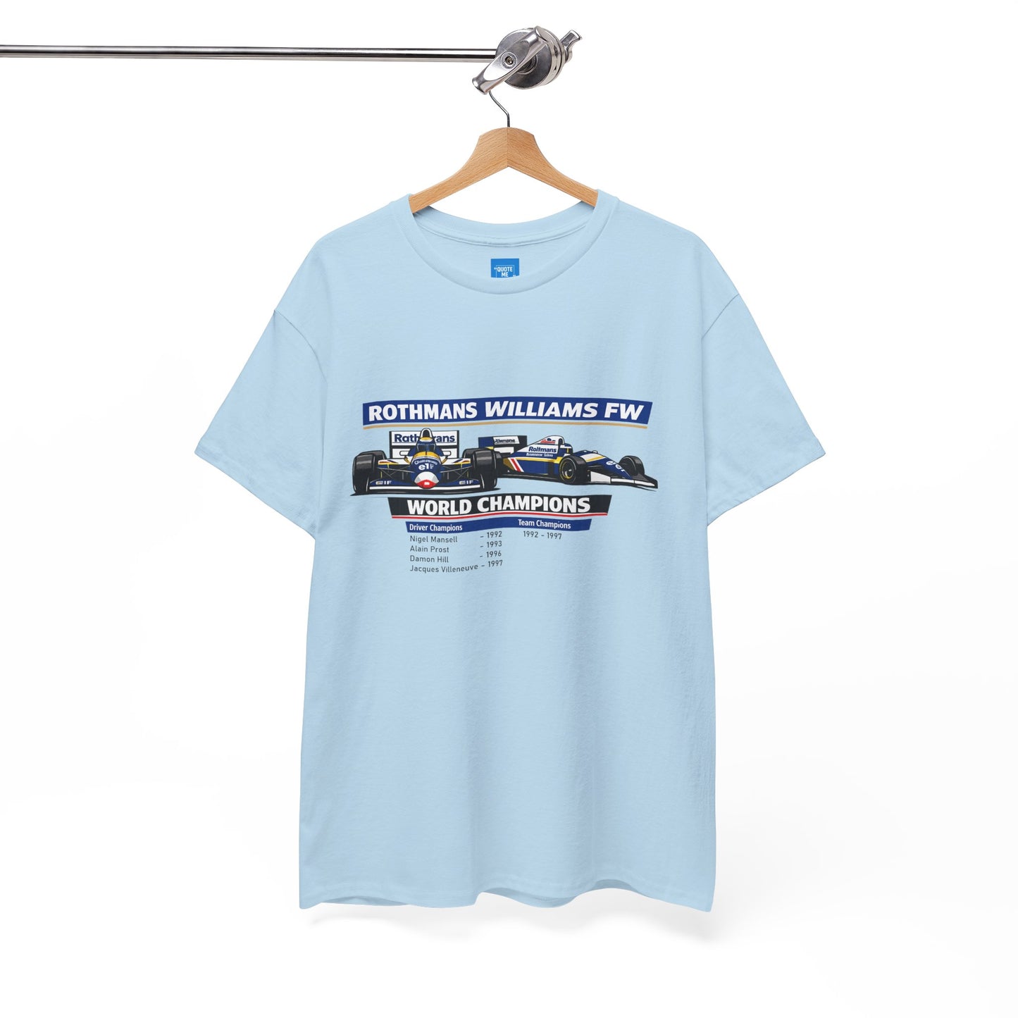 90s Williams Formula One Racing Tee — Retro Motorsport T-Shirt