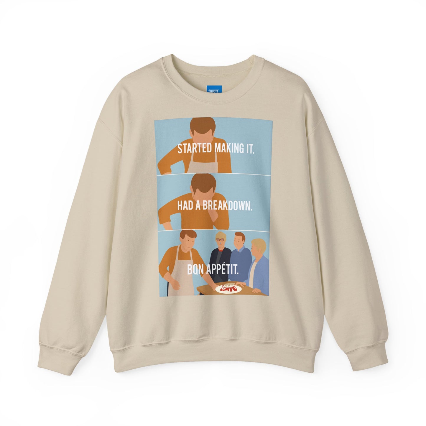 GBBO Unisex Sweatshirt, James Acaster Quote Jumper, Funny Baking Crewneck, Great British Bake Off Gift, Comfy Pullover, Baking Enthusiast
