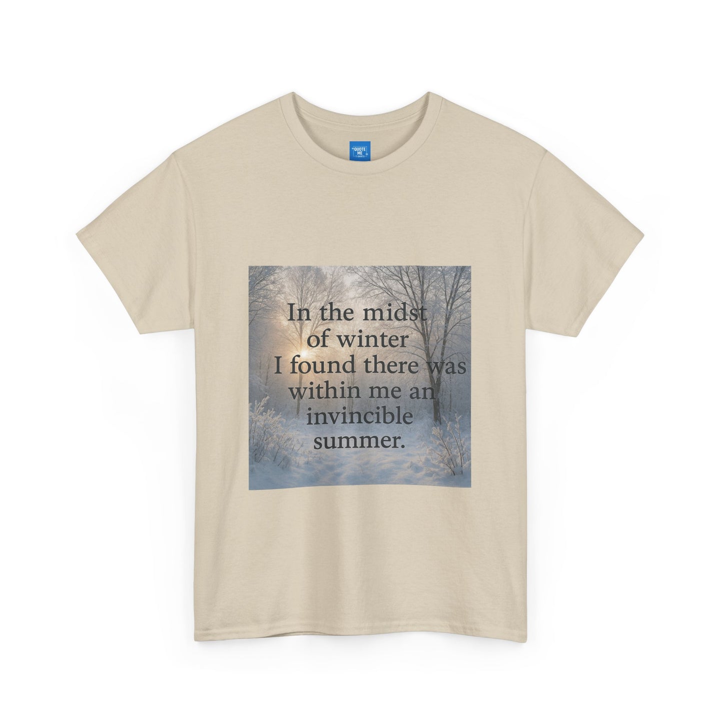 Inspirational Unisex Tee, Inner strength Graphic Shirt, Motivational Cotton T-Shirt, Gift for Nature Lovers, Holiday Gift Ideas, Outdoor