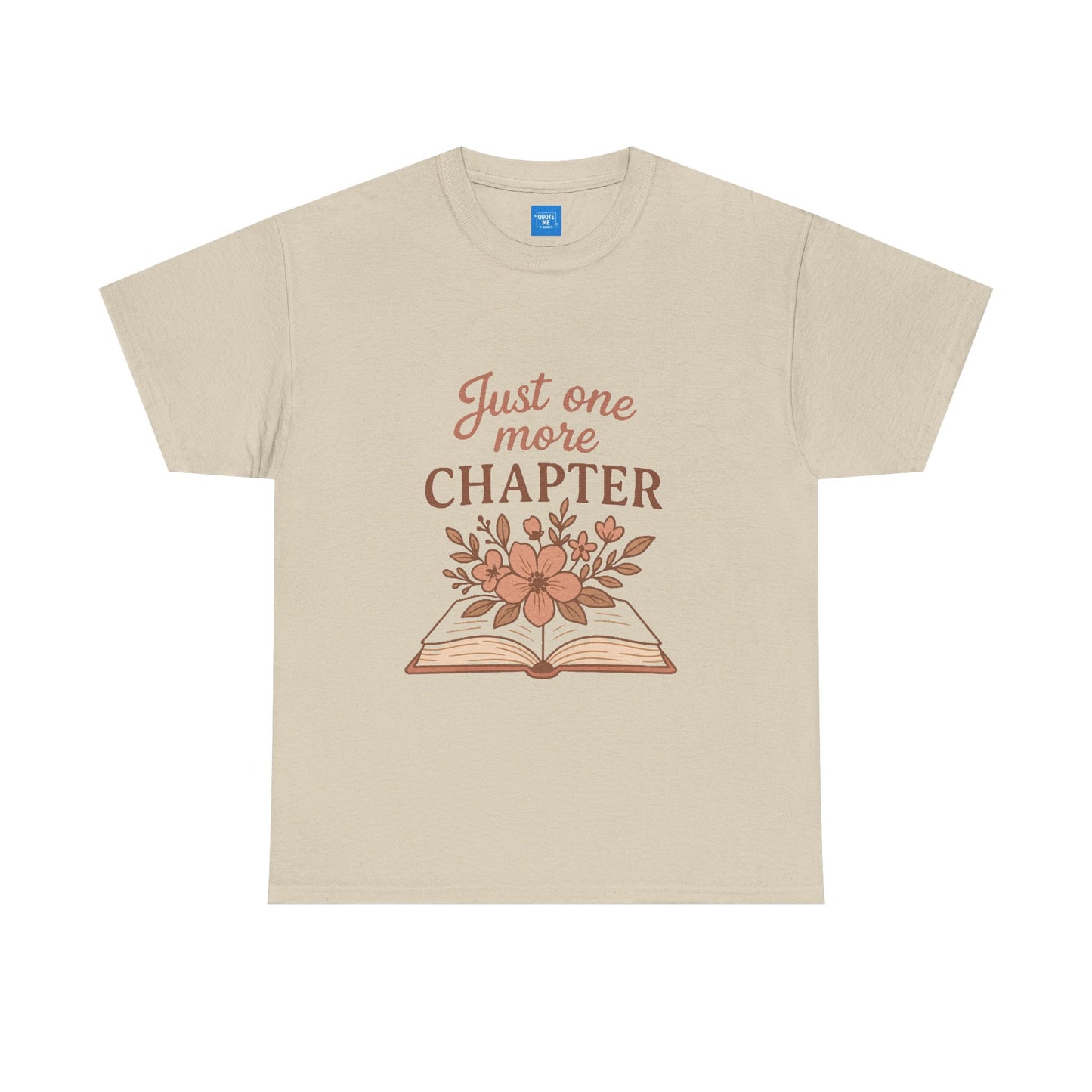 Just one more chapter, Book Lover Unisex Heavy Cotton Tee, Reading Tee, Bookworm Shirt, Literary Gift, Novel Reader Top