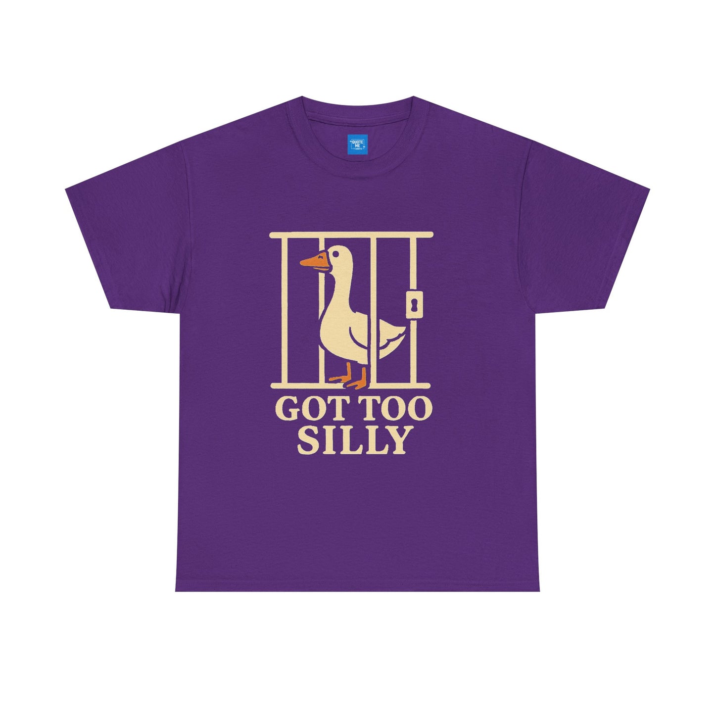 Silly Goose T-Shirt, Funny Animal Tee, Unisex Cotton Shirt, Hilarious Bird Top, Comical Graphic Tee