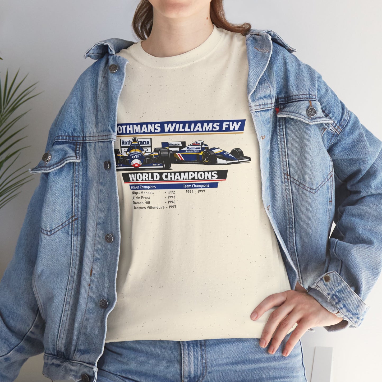 90s Williams Formula One Racing Tee — Retro Motorsport T-Shirt