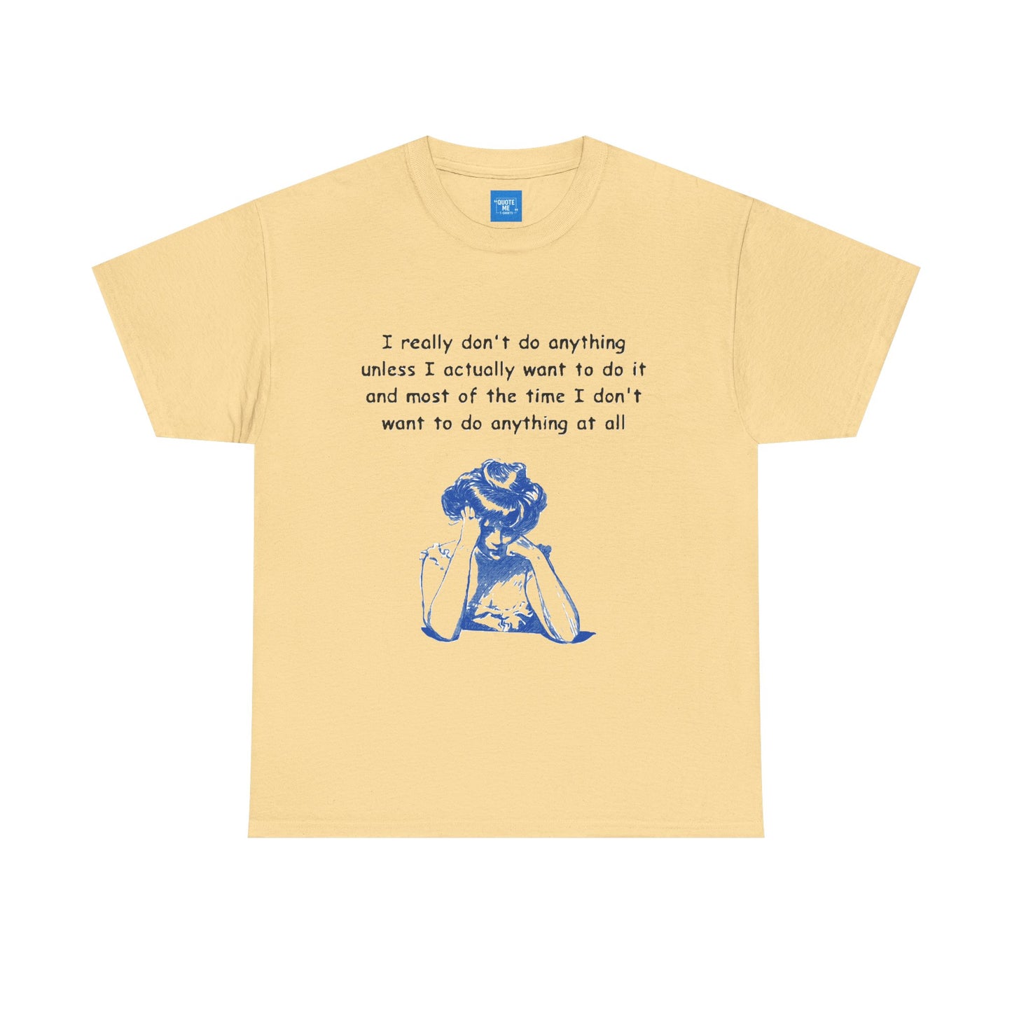 Lazy Day Unisex Heavy Cotton Tee, Comfy Tshirt, Chill Out Shirt, Relaxing Top, Lazy Sunday Apparel