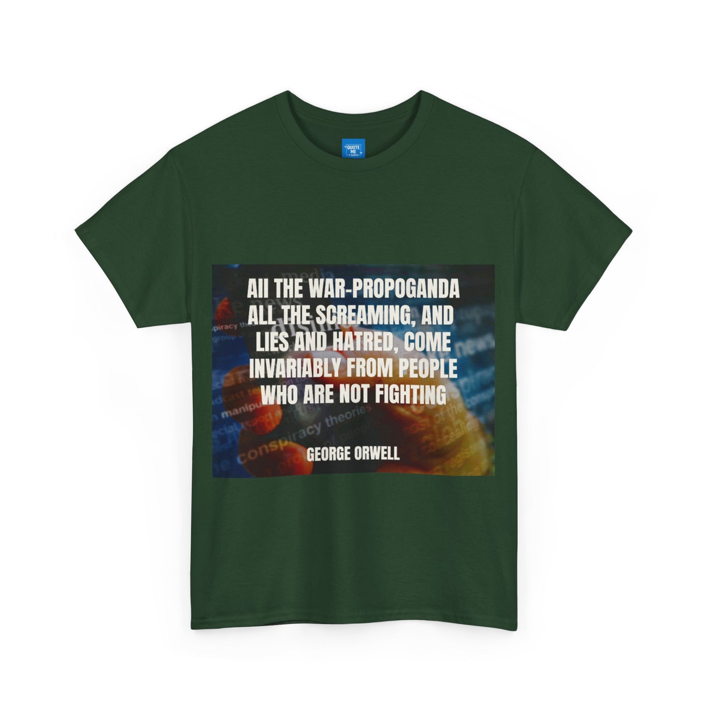 Propaganda Quote Tee, Political Statement Shirt, Activist Graphic Top, Protest Slogan Apparel, Inspirational Revolution Clothing