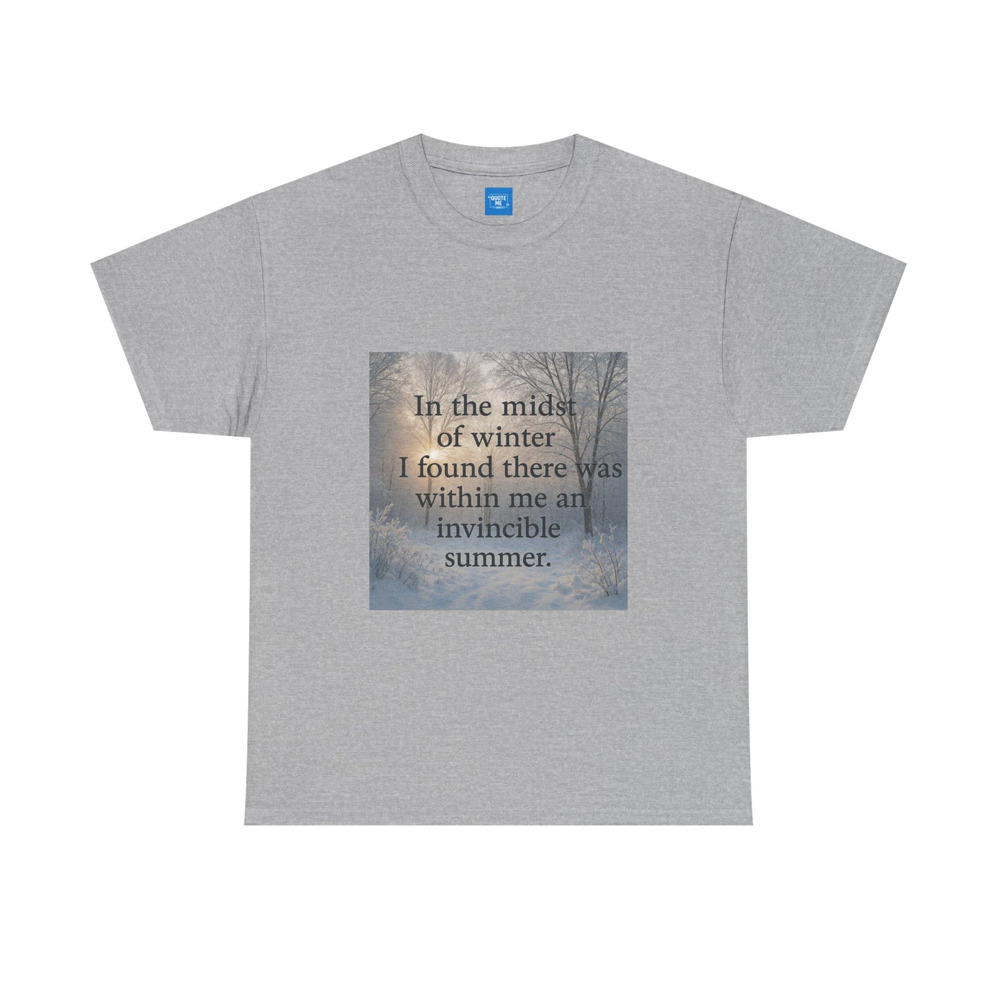 Inspirational Unisex Tee, Inner strength Graphic Shirt, Motivational Cotton T-Shirt, Gift for Nature Lovers, Holiday Gift Ideas, Outdoor