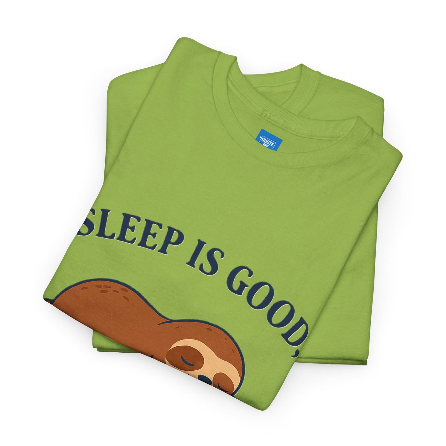 Sloth Book Lover Tee, Sleep is Good Shirt, Funny Bookworm Gift, Lazy Day T-Shirt, Relaxing Reading Top