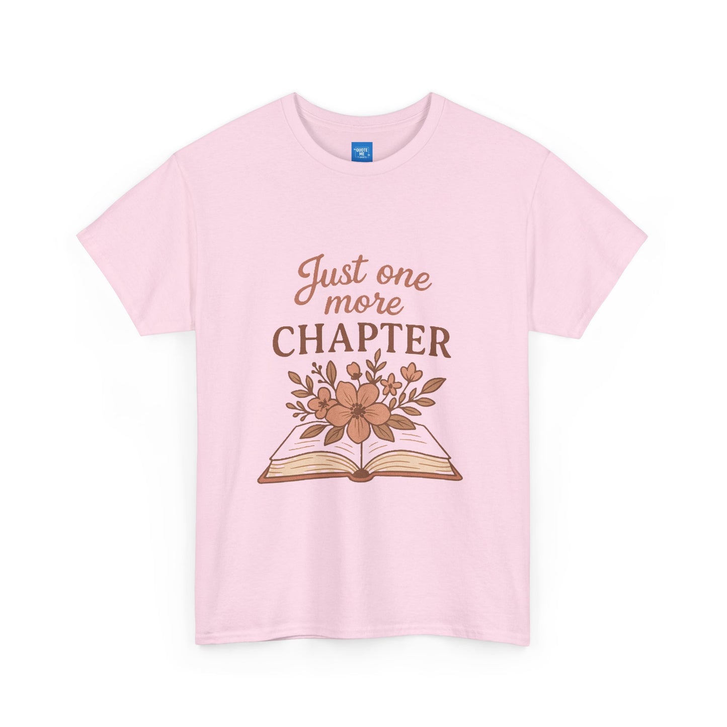 Just one more chapter, Book Lover Unisex Heavy Cotton Tee, Reading Tee, Bookworm Shirt, Literary Gift, Novel Reader Top