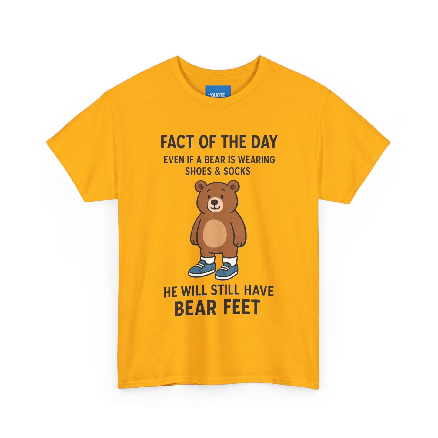 Funny Bear T-shirt, Cute Animal Graphic Tee, Humorous Bear Shirt, Comical Bear Top, Joke Bear Unisex T-shirt