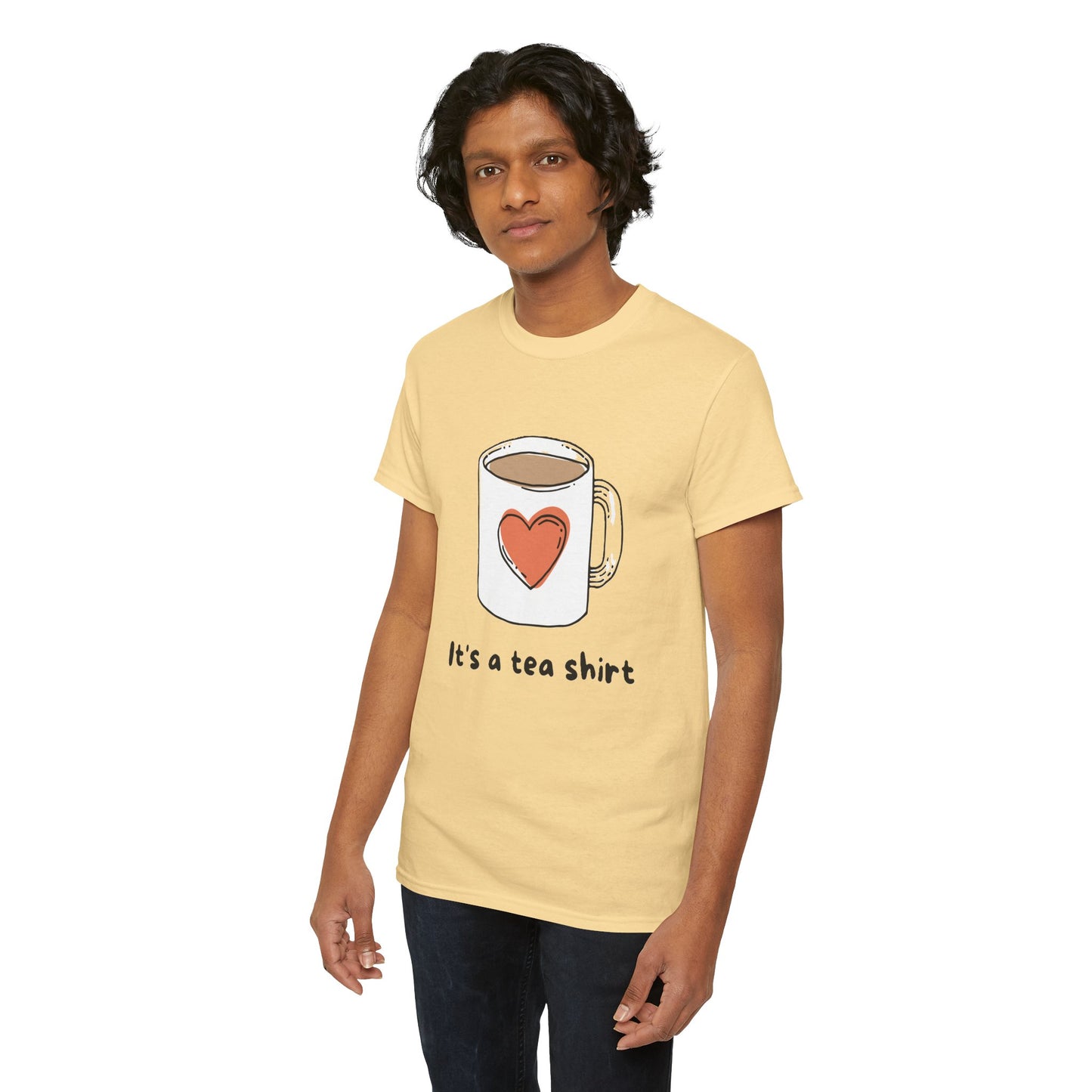 Tea Lover Unisex Heavy Cotton Tee, Tea Shirt for Men Women, Tea Drinker Gift, Tea Obsessed Tee, Tea Party Tshirt, Teatime Top