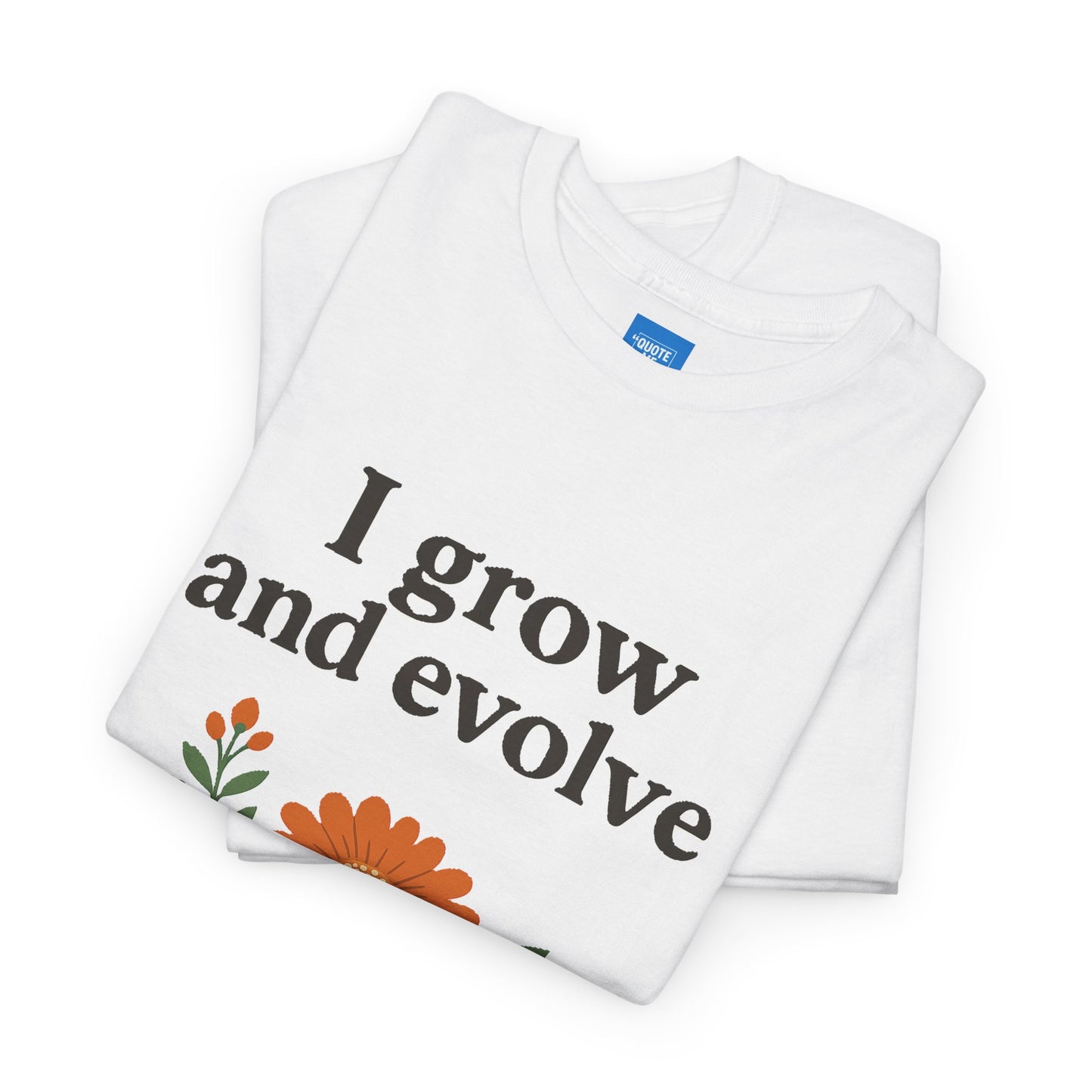 Evolution Unisex Tee, Growth Shirt, Inspirational Tshirt, Personal Development Top, Gift for Self Improvement, Evolving Cotton Shirt