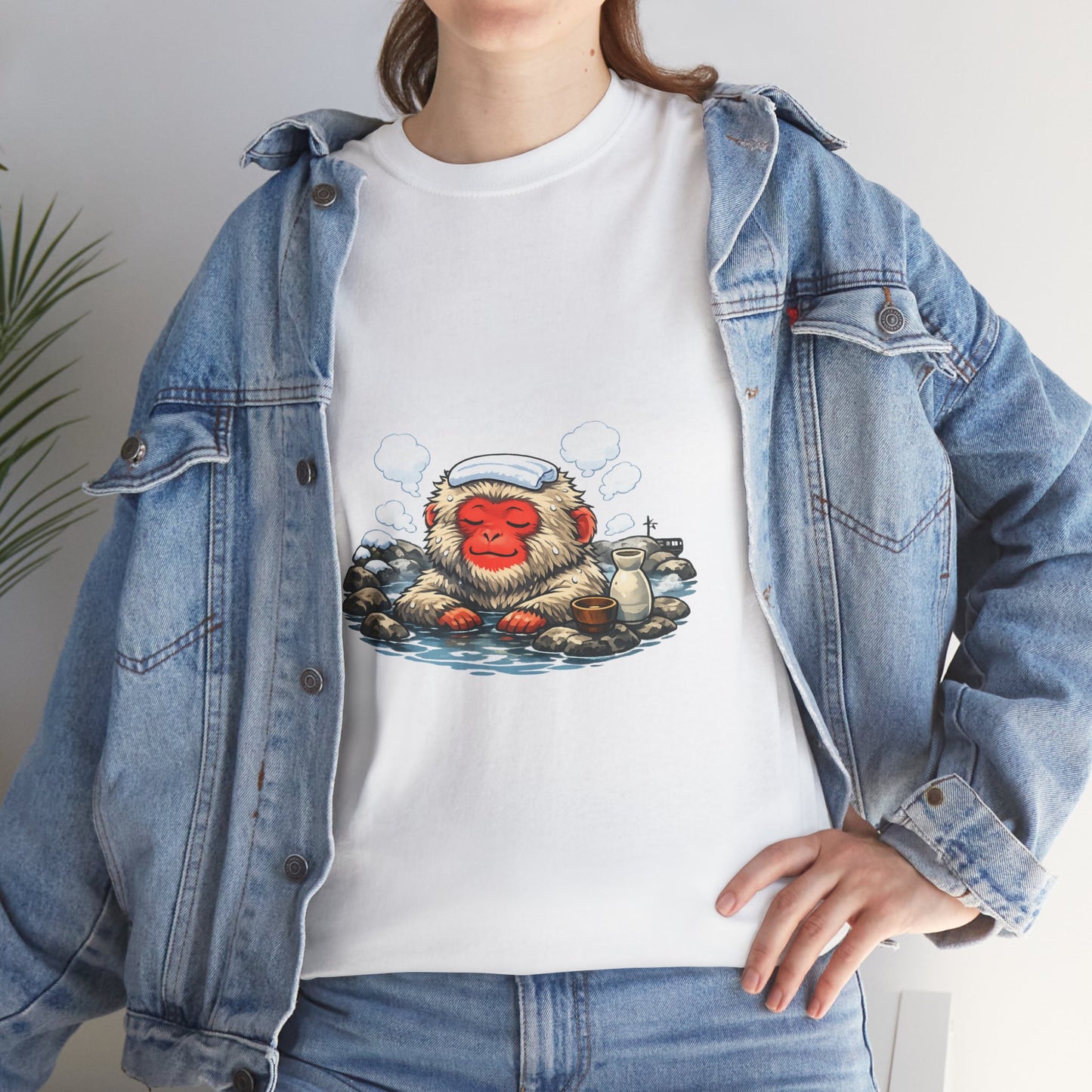 Onsen Monkey Japan T-Shirt — Japanese Hot Spring Snow Monkey Tee