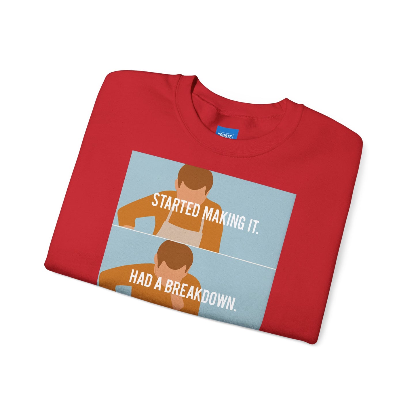 GBBO Unisex Sweatshirt, James Acaster Quote Jumper, Funny Baking Crewneck, Great British Bake Off Gift, Comfy Pullover, Baking Enthusiast