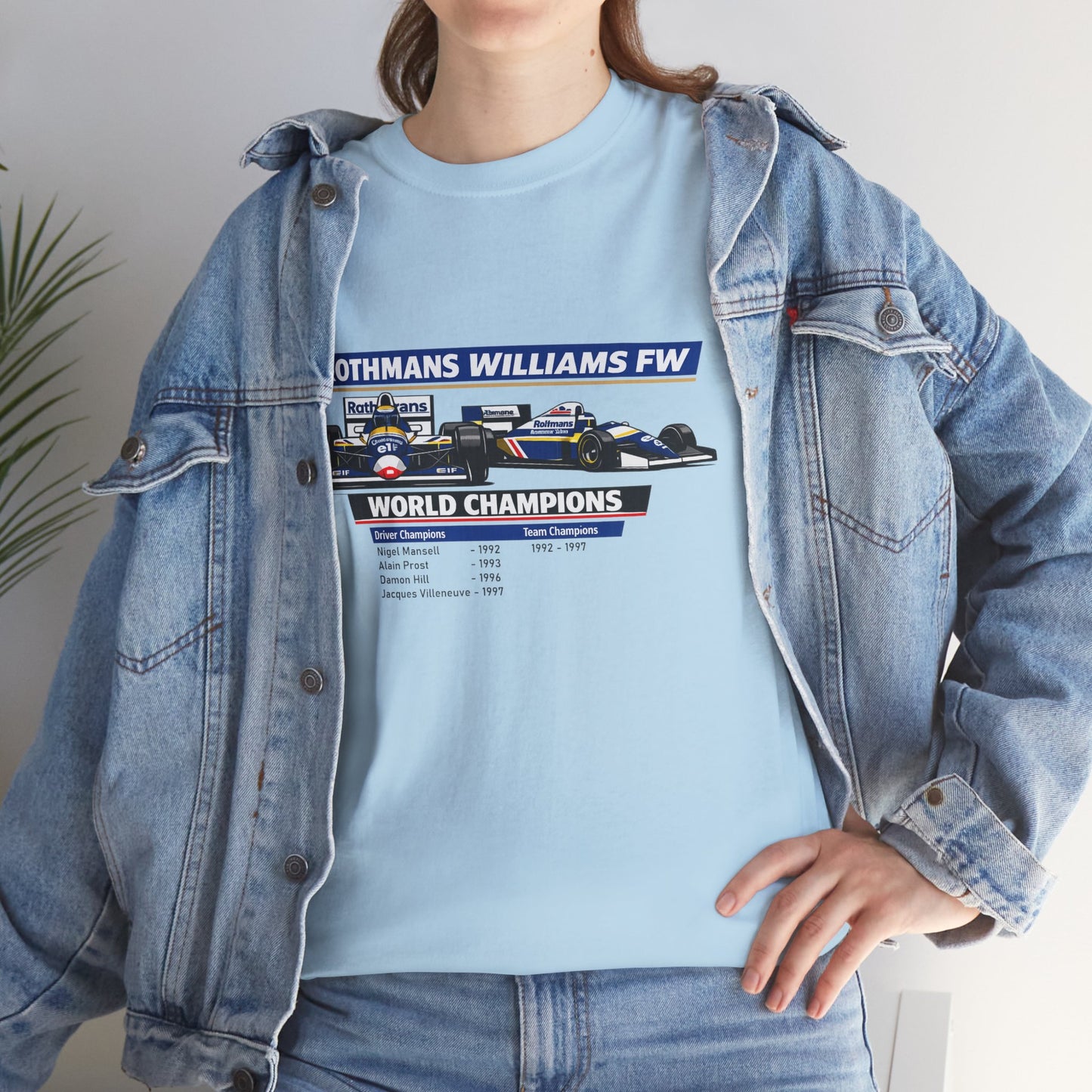 90s Williams Formula One Racing Tee — Retro Motorsport T-Shirt