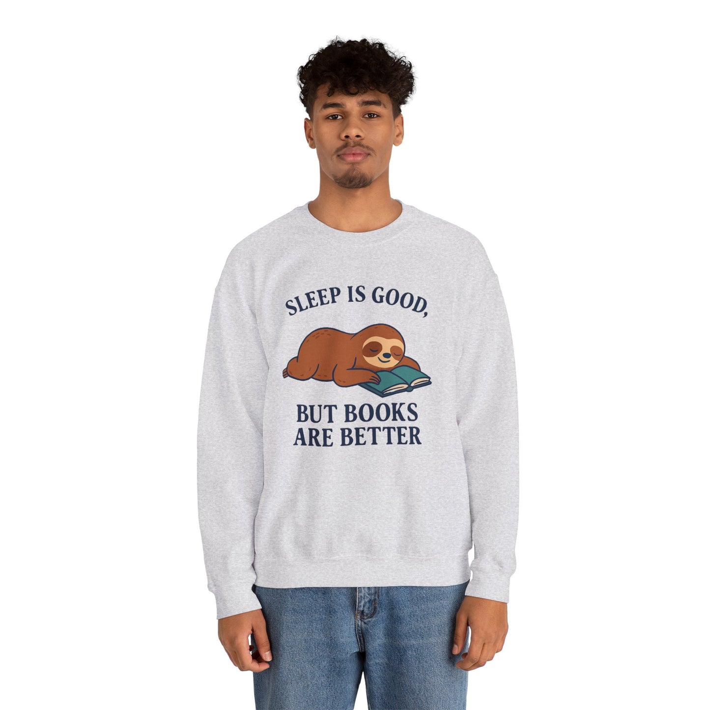 Cozy Book Lover Sweatshirt, Reading is Life, Bookworm Gift, Book Club Apparel, Literary Vibes Jumper
