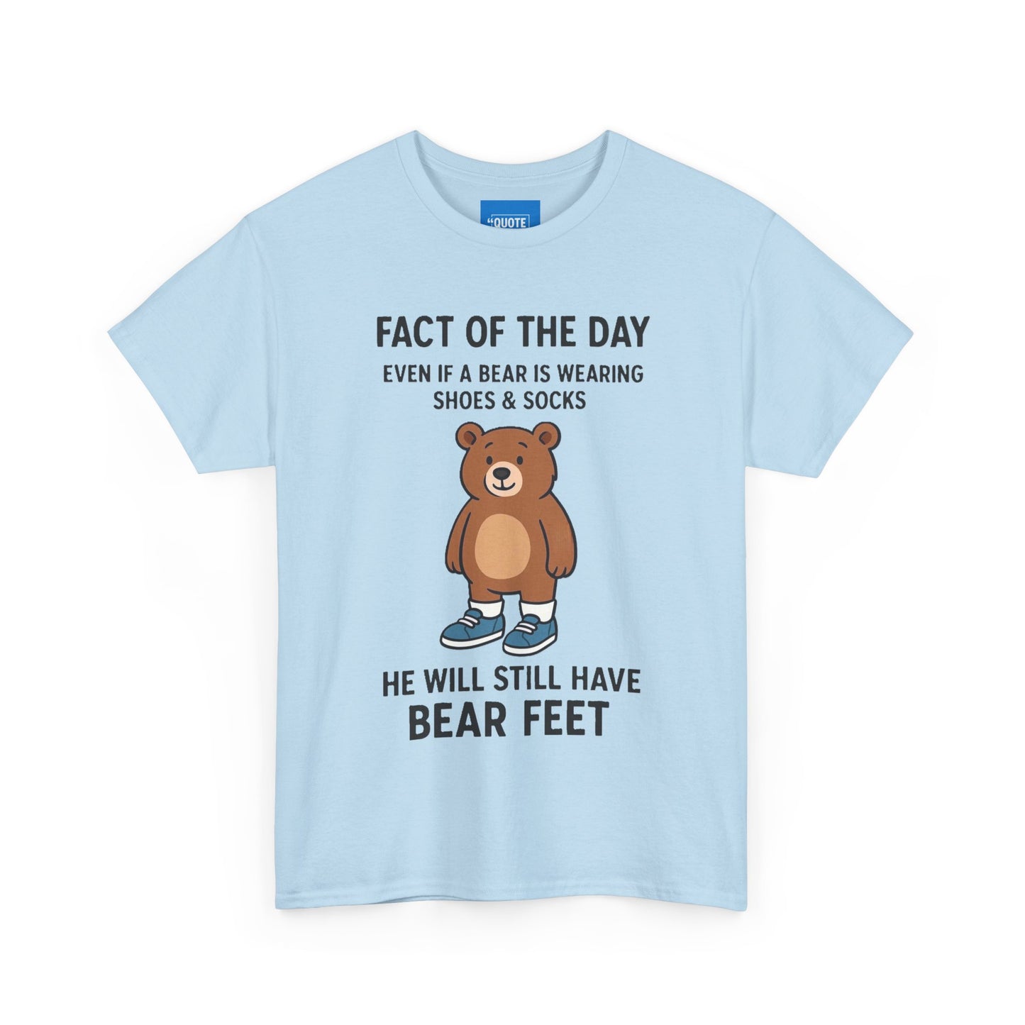 Funny Bear T-shirt, Cute Animal Graphic Tee, Humorous Bear Shirt, Comical Bear Top, Joke Bear Unisex T-shirt