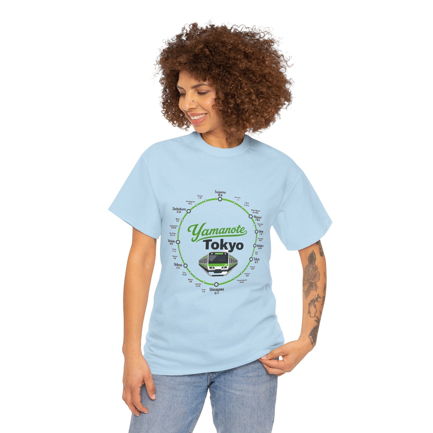 Yamanote Line Tokyo Metro Tee — Tokyo Train Map Graphic T-Shirt