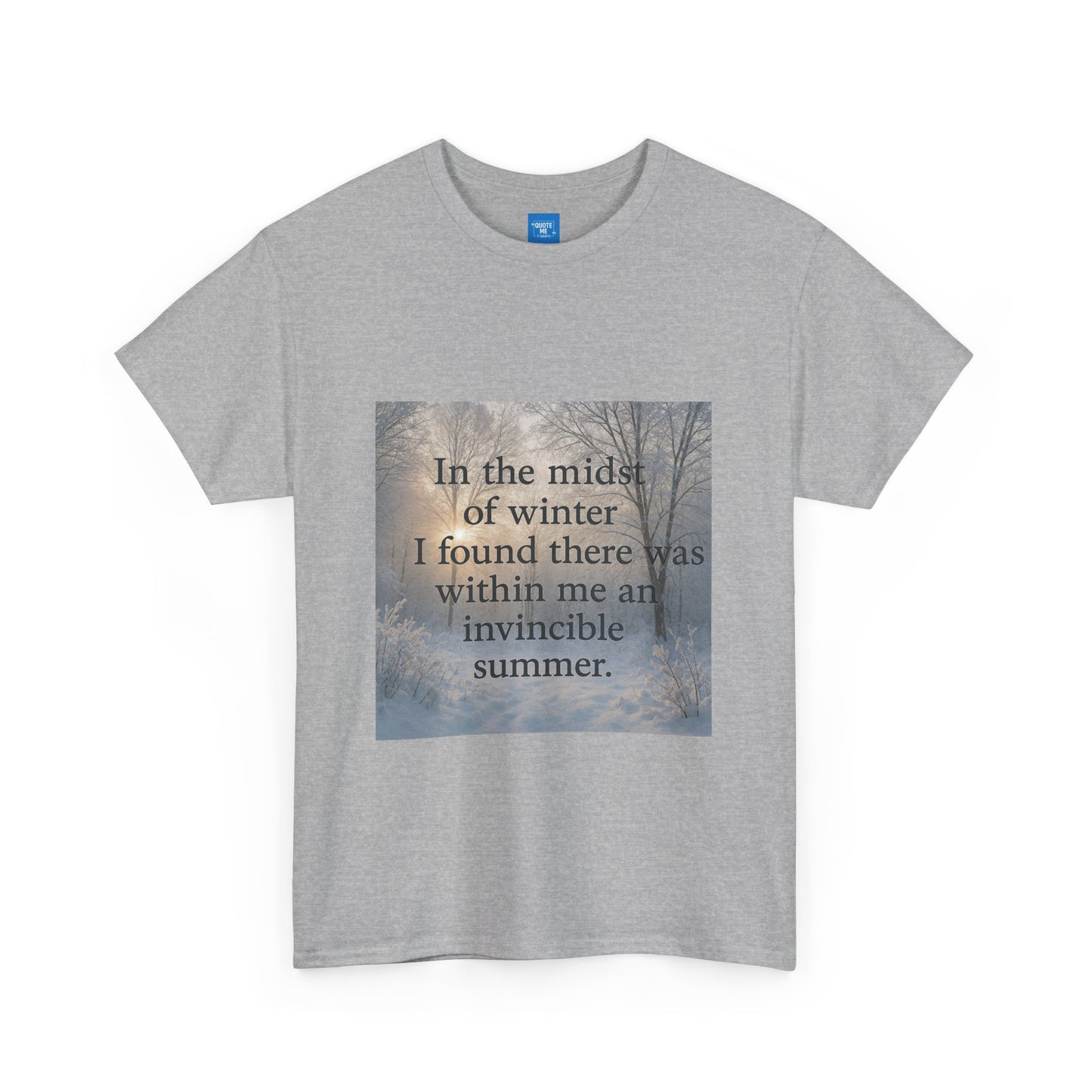 Inspirational Unisex Tee, Inner strength Graphic Shirt, Motivational Cotton T-Shirt, Gift for Nature Lovers, Holiday Gift Ideas, Outdoor