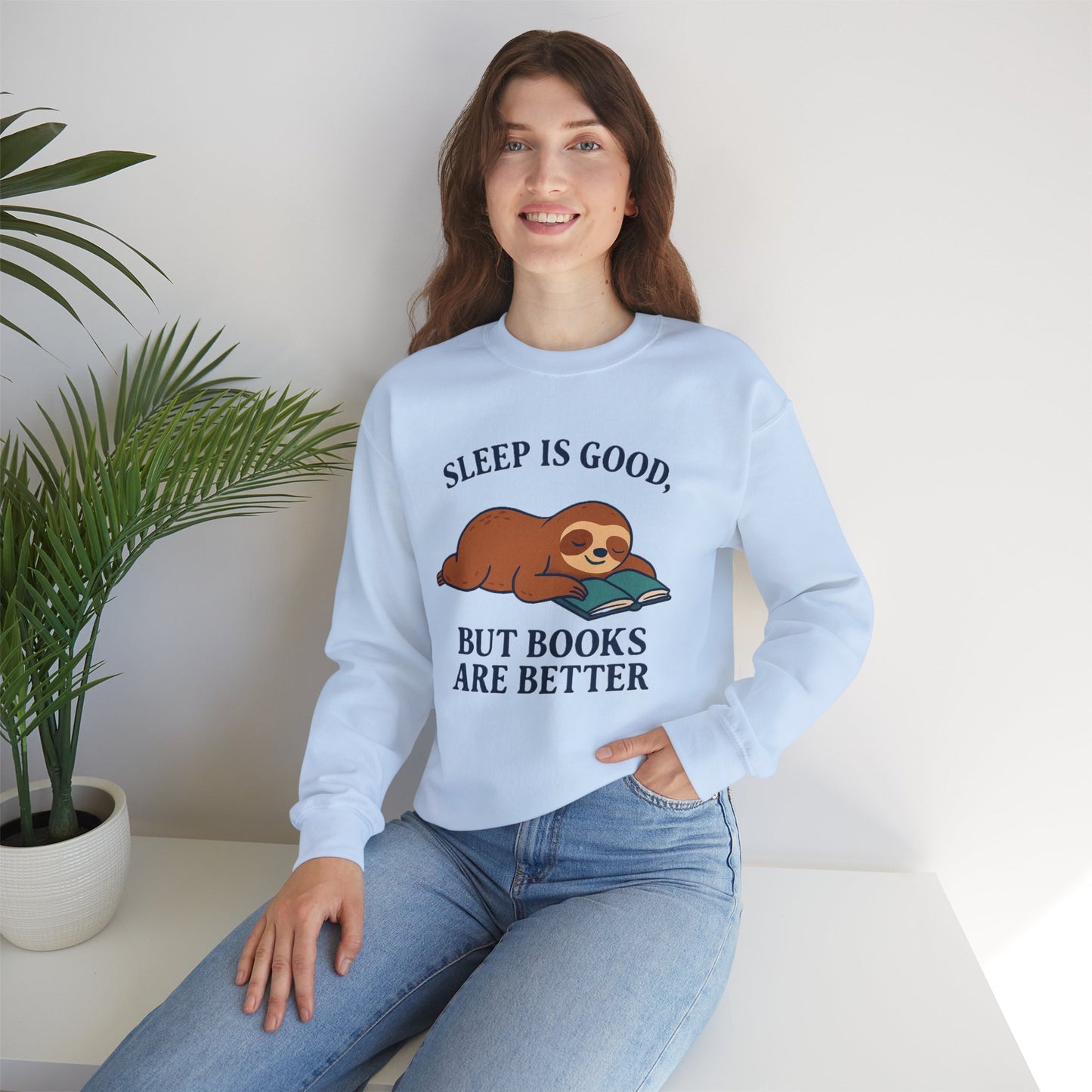 Cozy Book Lover Sweatshirt, Reading is Life, Bookworm Gift, Book Club Apparel, Literary Vibes Jumper