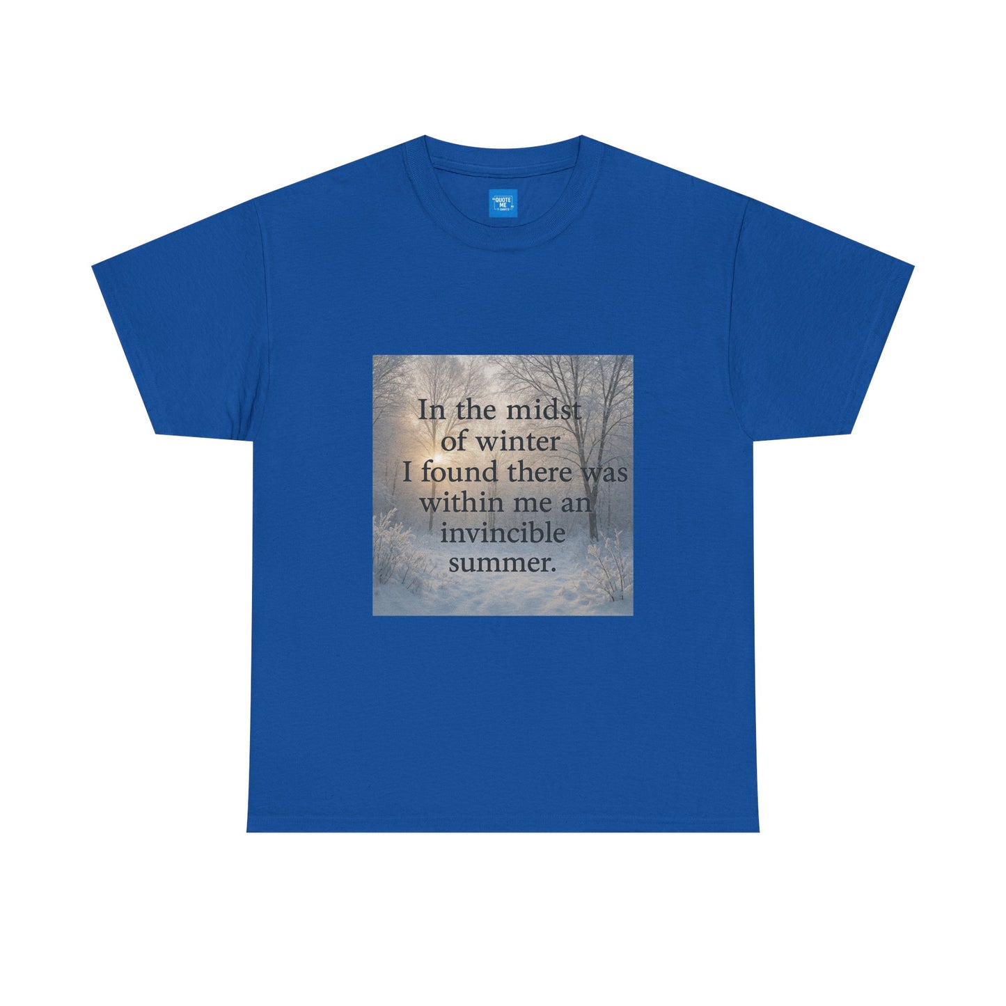 Inspirational Unisex Tee, Inner strength Graphic Shirt, Motivational Cotton T-Shirt, Gift for Nature Lovers, Holiday Gift Ideas, Outdoor