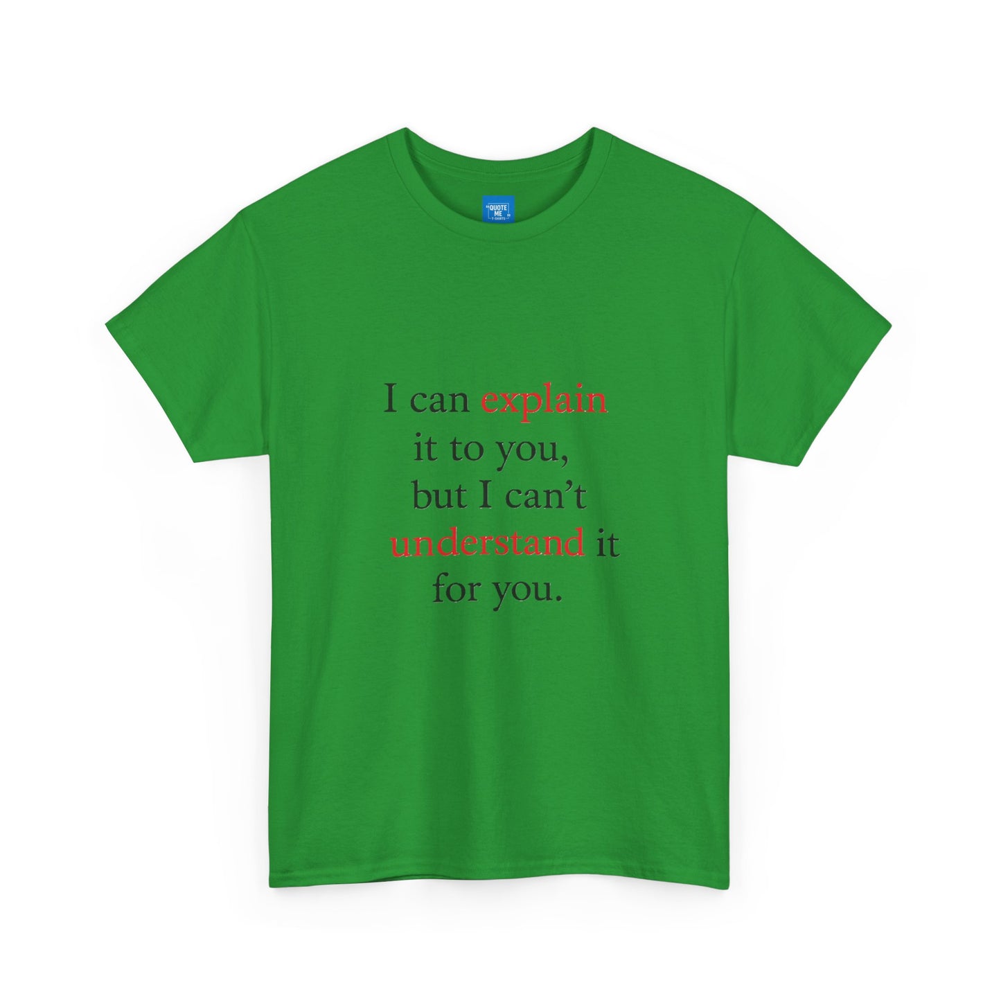 Abstract Explanation Unisex Heavy Cotton Tee, Graphic Tee, Unisex T-Shirt, Geek Tee, Science Lover Gift, Philosophy Tee