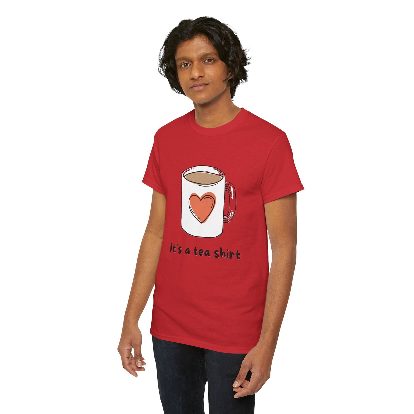 Tea Lover Unisex Heavy Cotton Tee, Tea Shirt for Men Women, Tea Drinker Gift, Tea Obsessed Tee, Tea Party Tshirt, Teatime Top