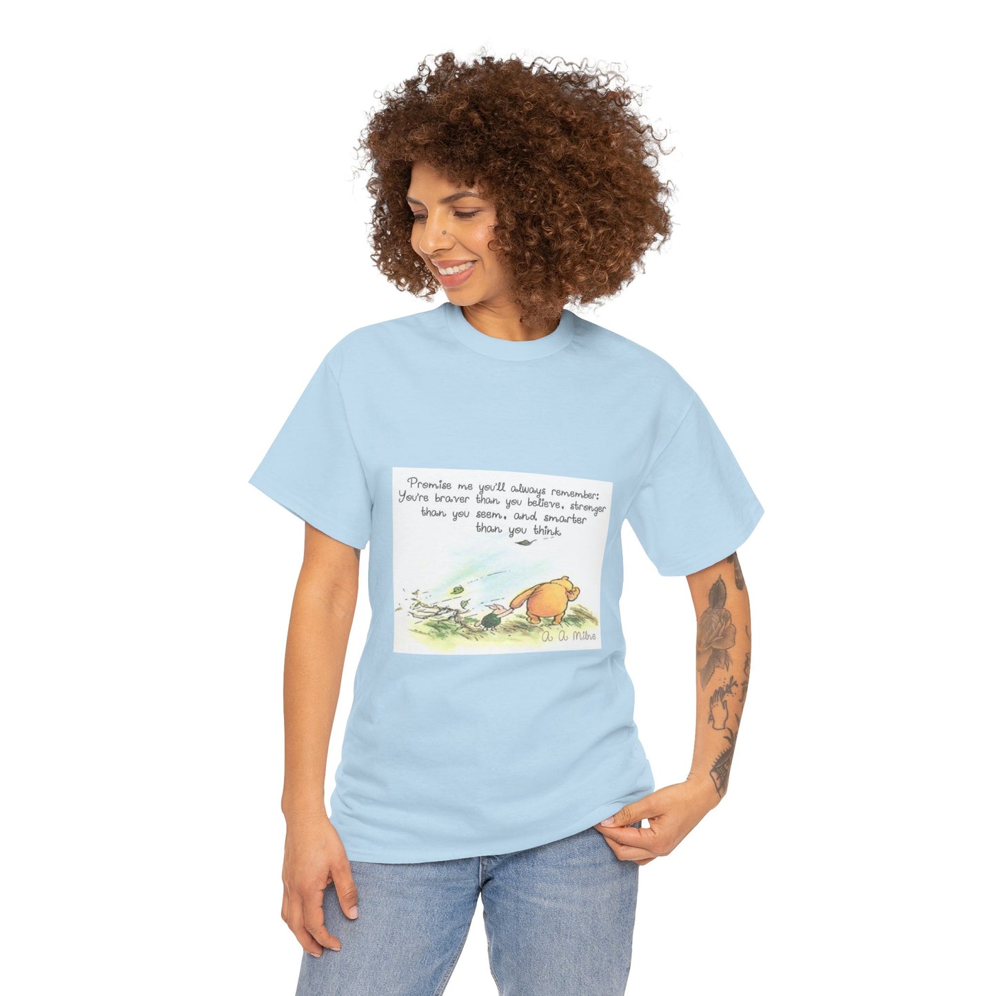 Winnie the Pooh Philosophy T-Shirt — Inspirational Quote Tee