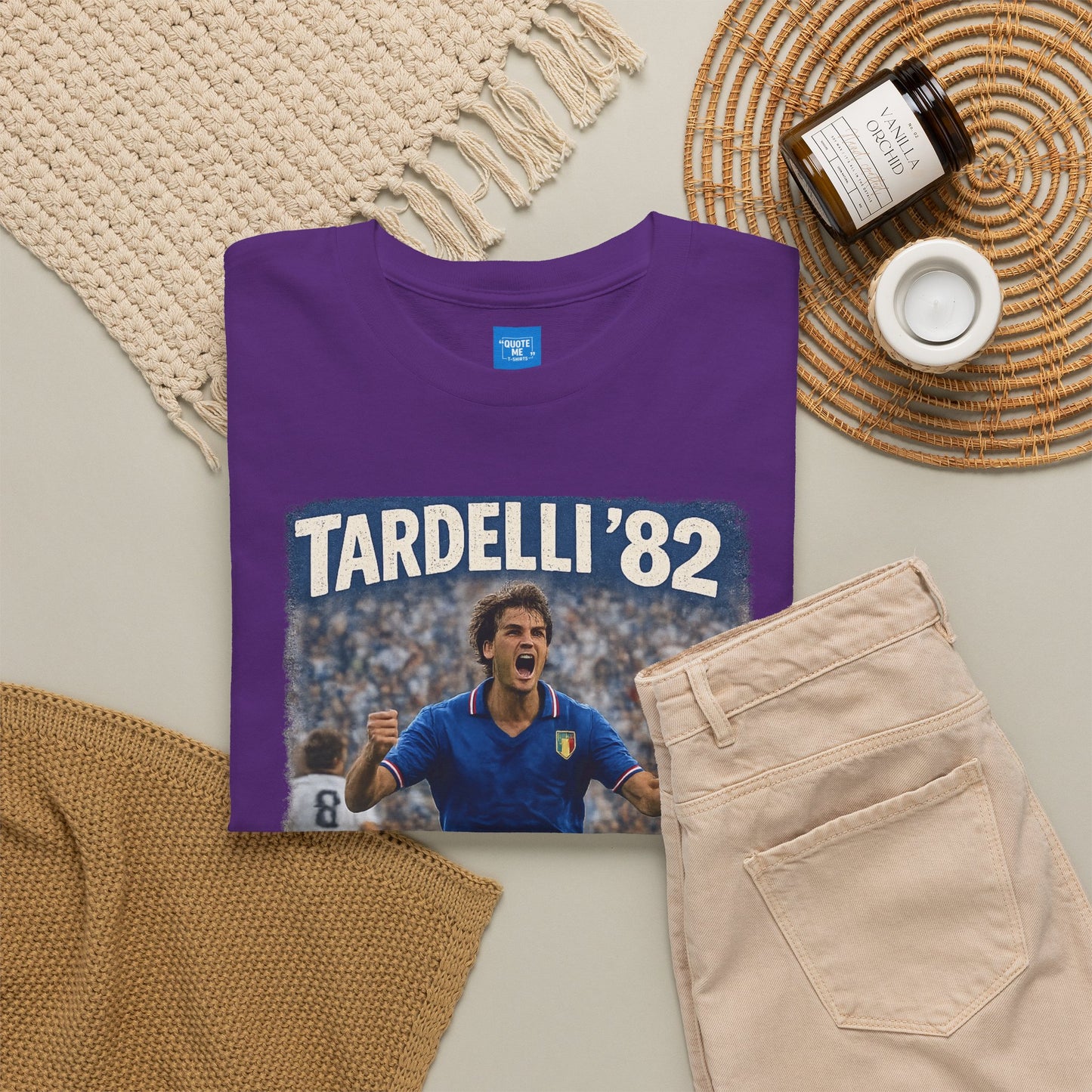 Spain 1982 World Cup Marco Tardelli Goal Celebration T-Shirt