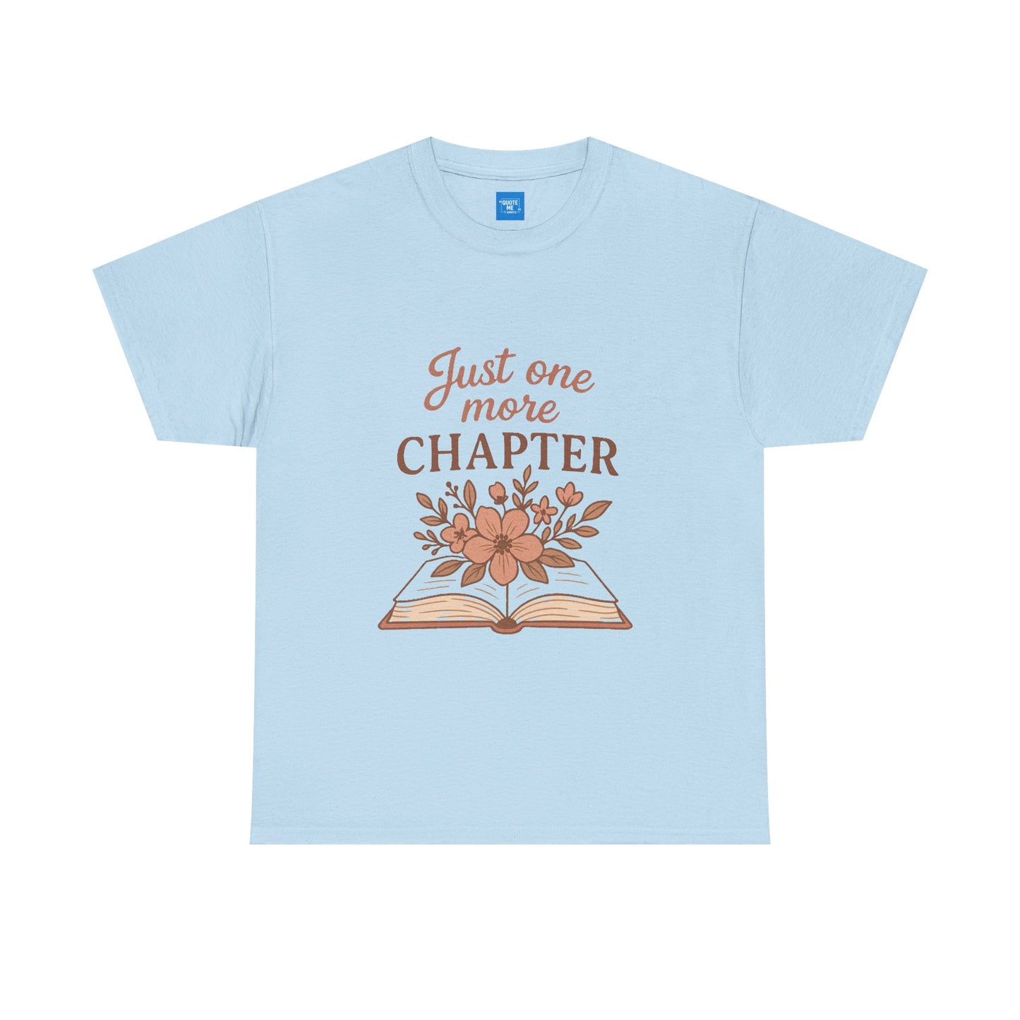 Just one more chapter, Book Lover Unisex Heavy Cotton Tee, Reading Tee, Bookworm Shirt, Literary Gift, Novel Reader Top